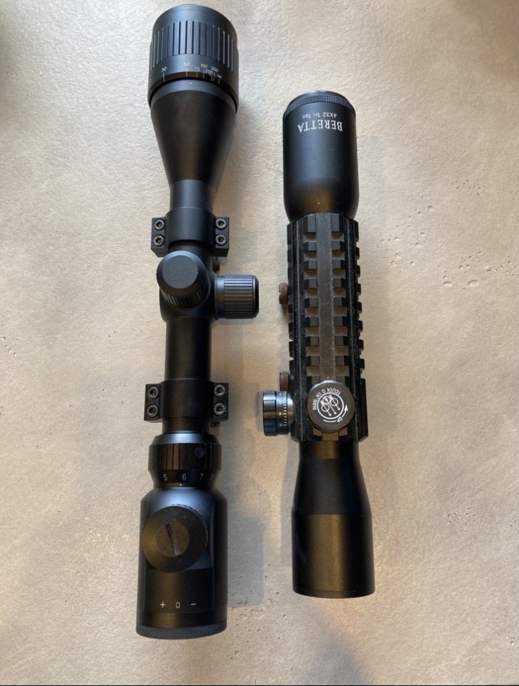 Zielfernrohr SET FX 3-12x44 IR/AO (Mil-Dot) + Beretta 4x32 tritac – Bild 3