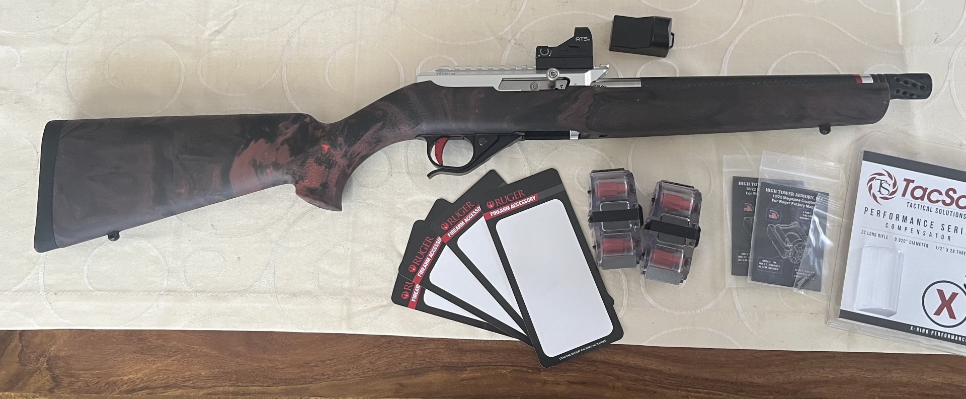 Ruger 10/22 Schoger Arms X-Ring Tactical Solutions .22 lfb mit Carbon-Lauf ultrakurz und leicht – Bild 6