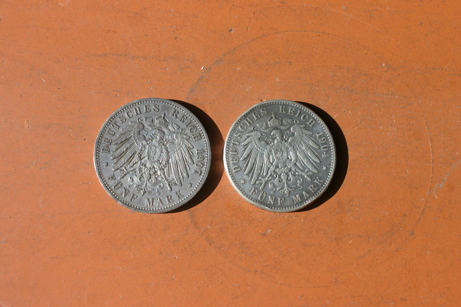 Silbermünzen 5 Reichsmark Sachsen-Preussen – Bild 2