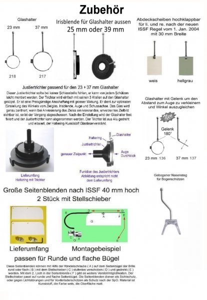 Irisblende mit Halteclip für Glashalter 25 mm und 39 mm – Bild 2