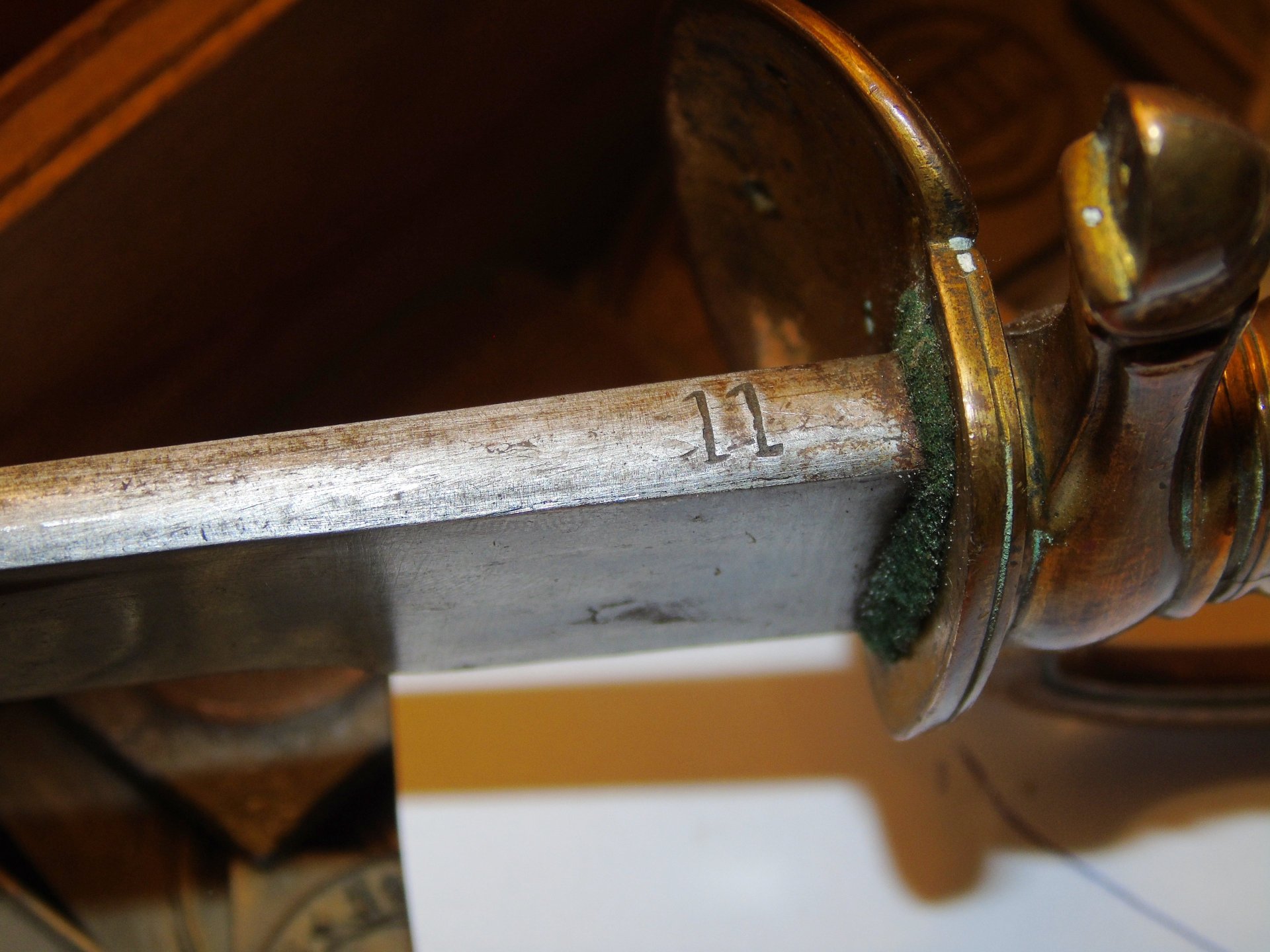 Hirschfänger 19. Jh. Deutsches Reich Dolch Jagdmesser Schwert – Bild 5