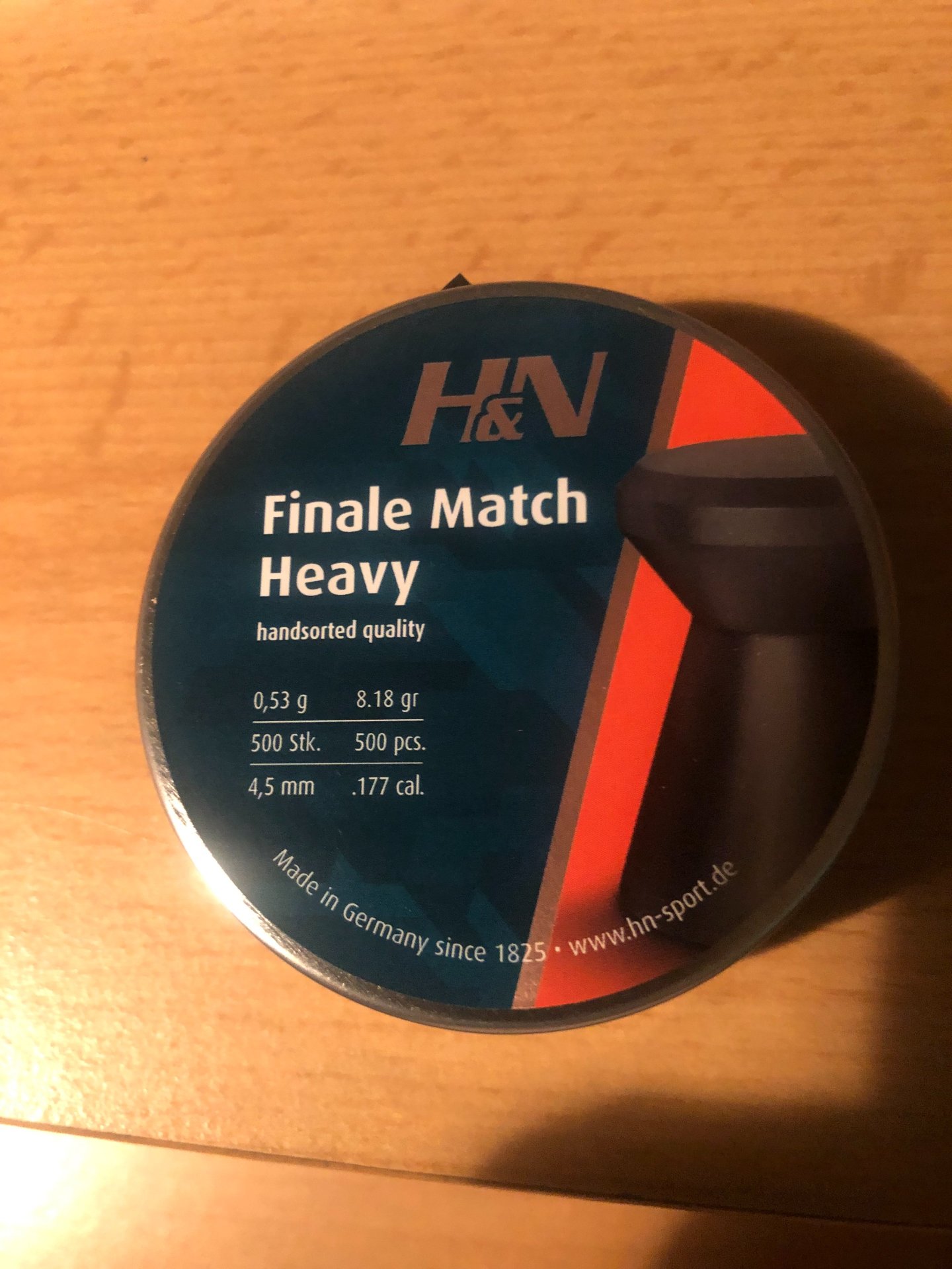 H&N Finale Match Heavy 4,49mm Diabolos – Bild 1