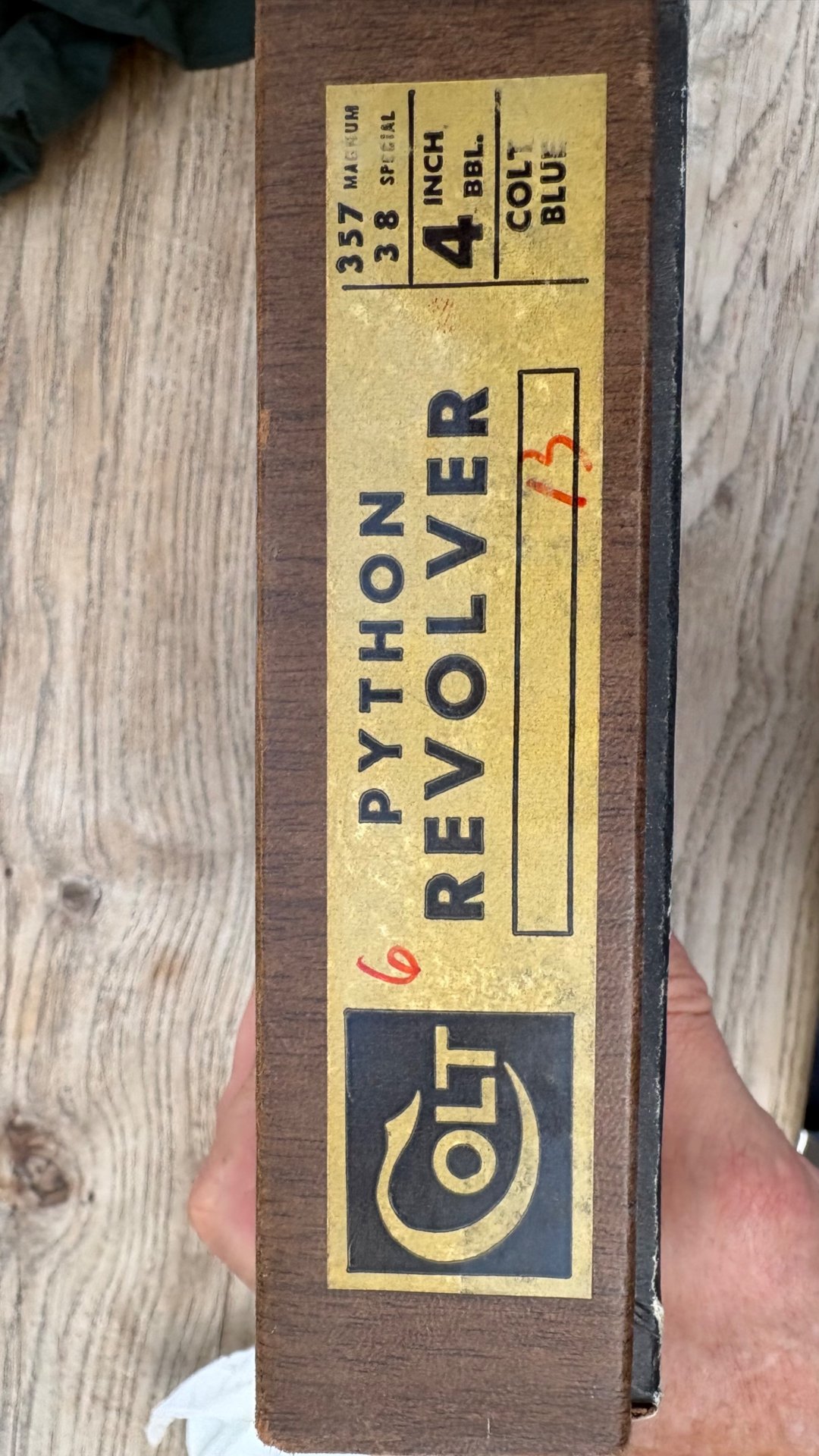 Colt Pyton 4 Zoll 357 Magnum in Org. Verpackung – Bild 3