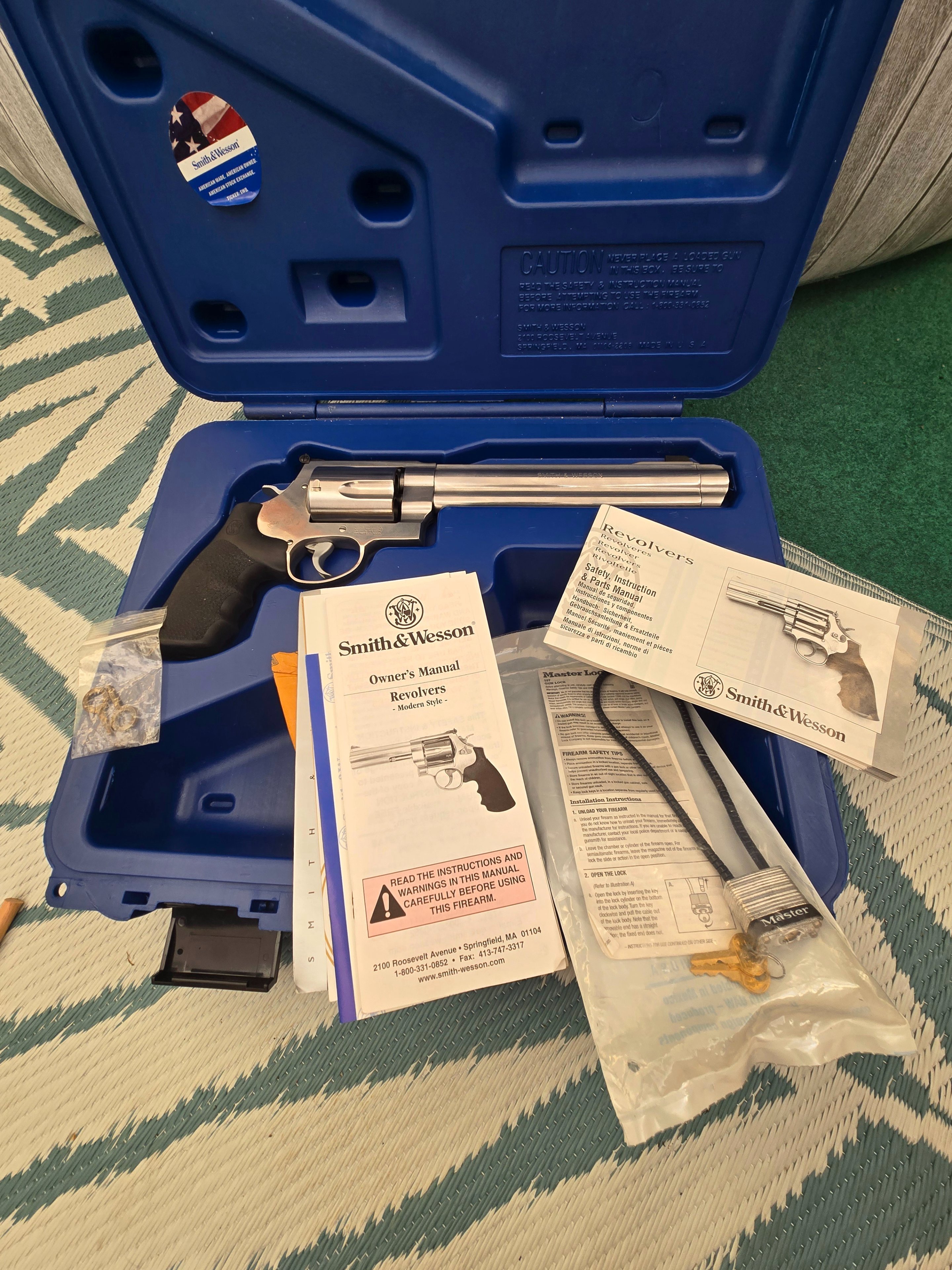 Smith & Wesson, Modell S&W 500, Magnum mit 8 3/8" Zoll Lauf mit Kompensator – Bild 1