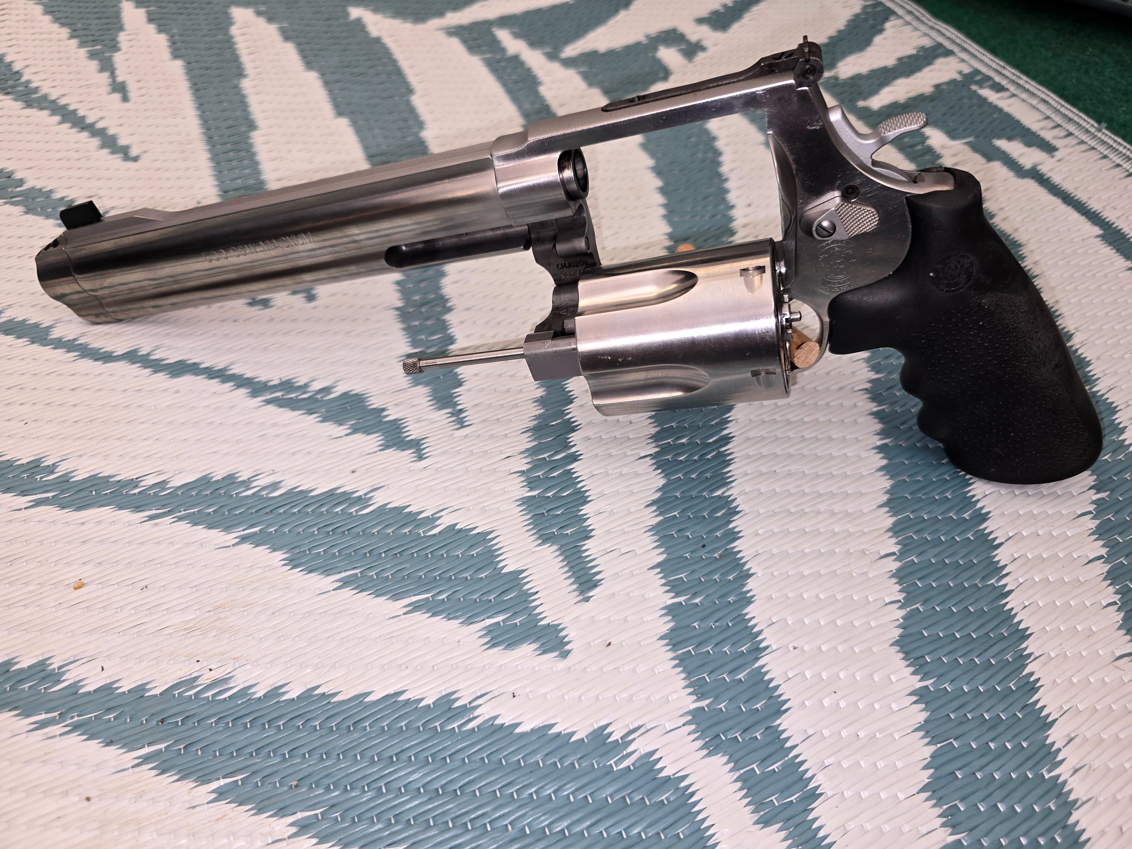 Smith & Wesson, Modell S&W 500, Magnum mit 8 3/8" Zoll Lauf mit Kompensator – Bild 5