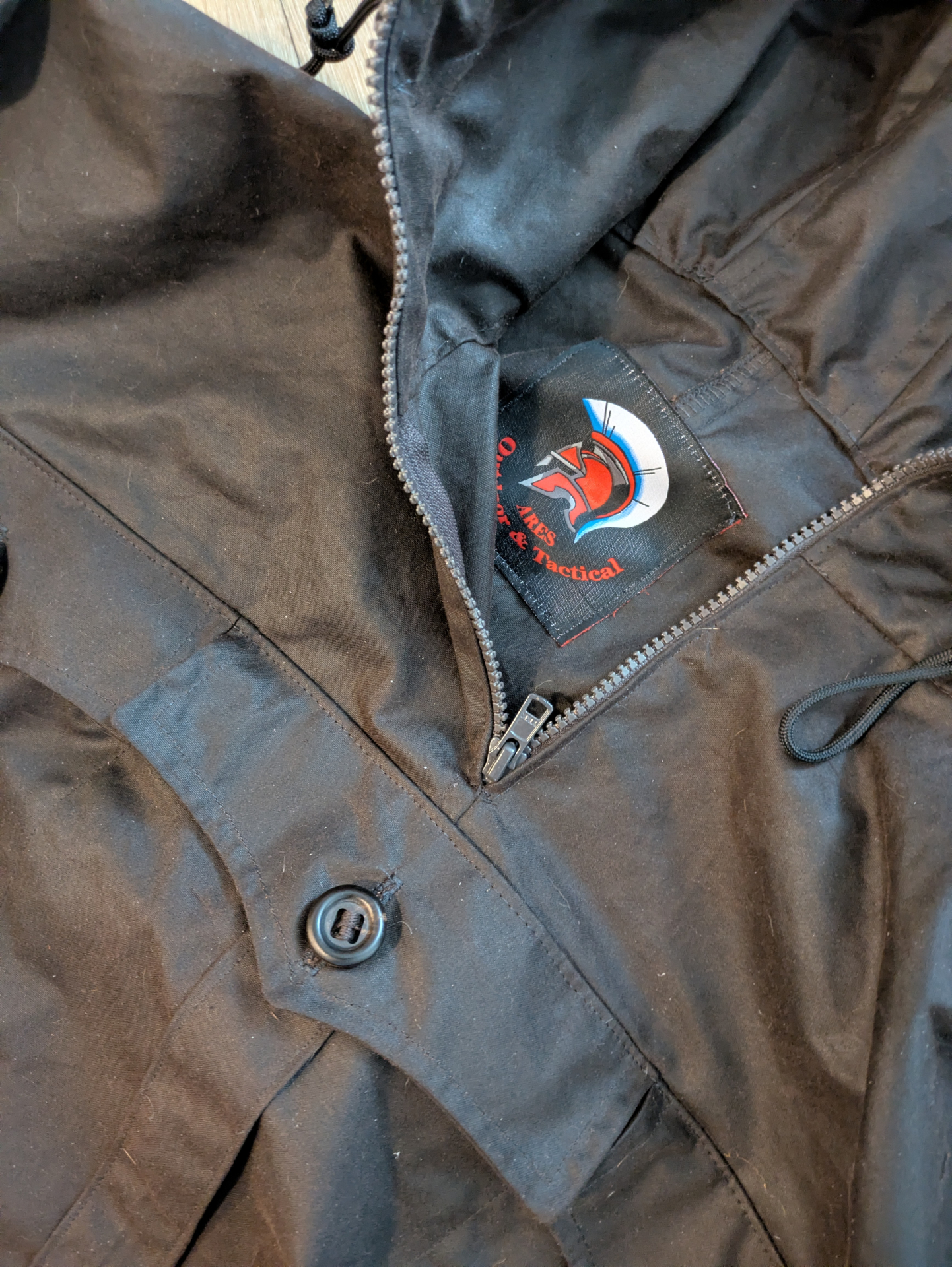 NEU! Schlupfjacke Smock GEWACHSTE BAUMWOLLE – Bild 2