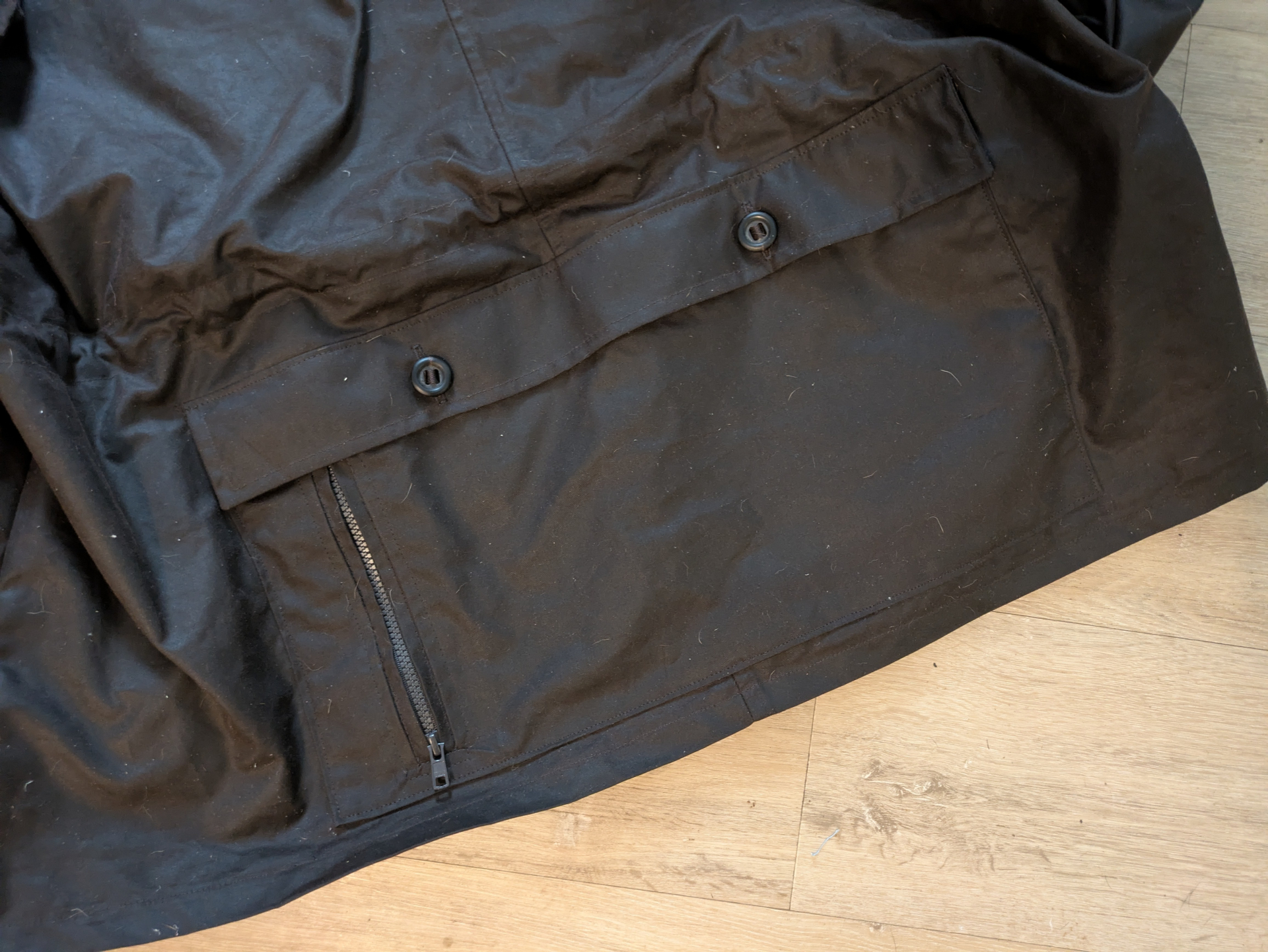 NEU! Schlupfjacke Smock GEWACHSTE BAUMWOLLE – Bild 4