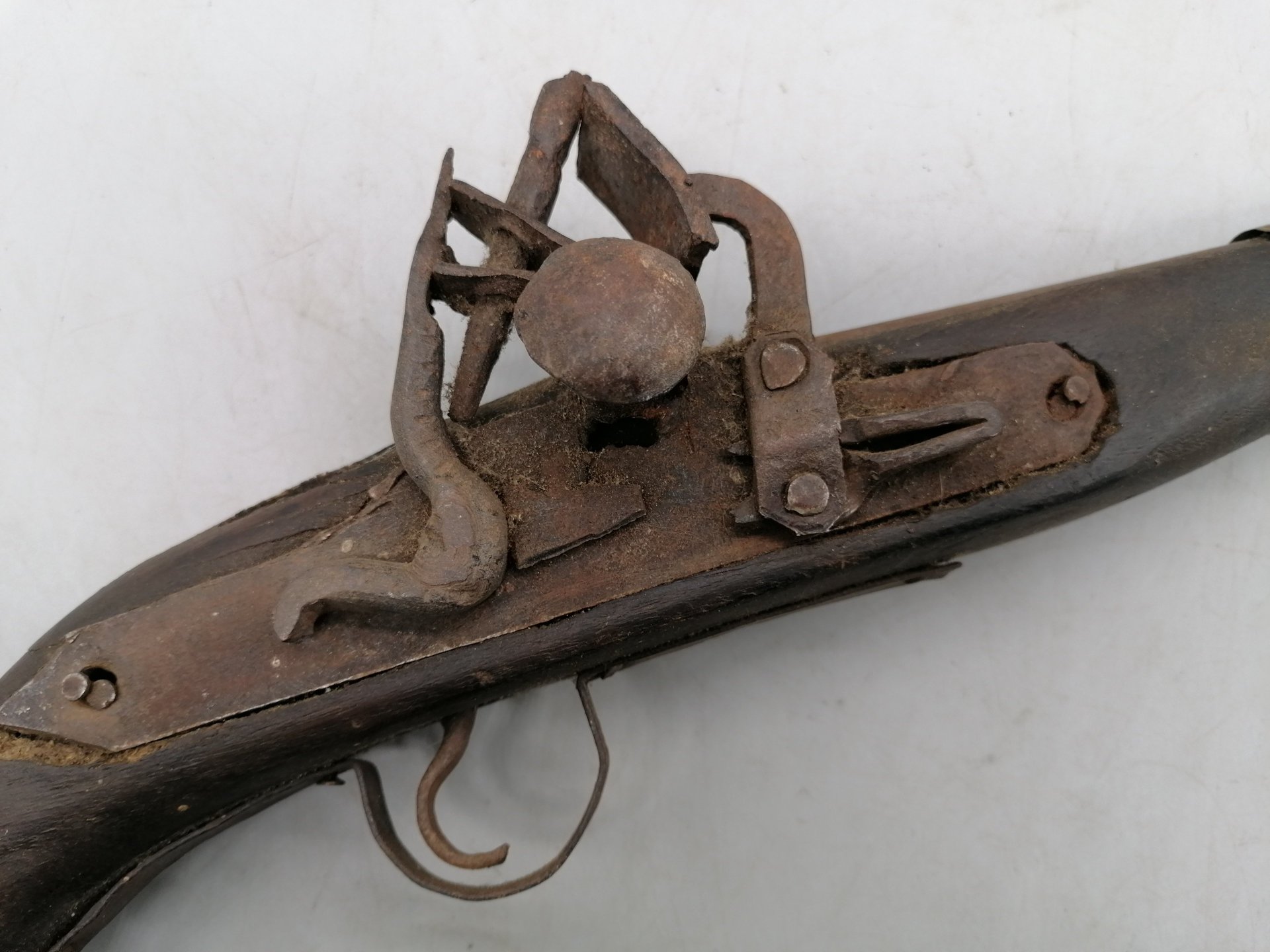 Vorderlader Pistole , alte Steinschlosspistole, ca. 18. Jhd. – Bild 2