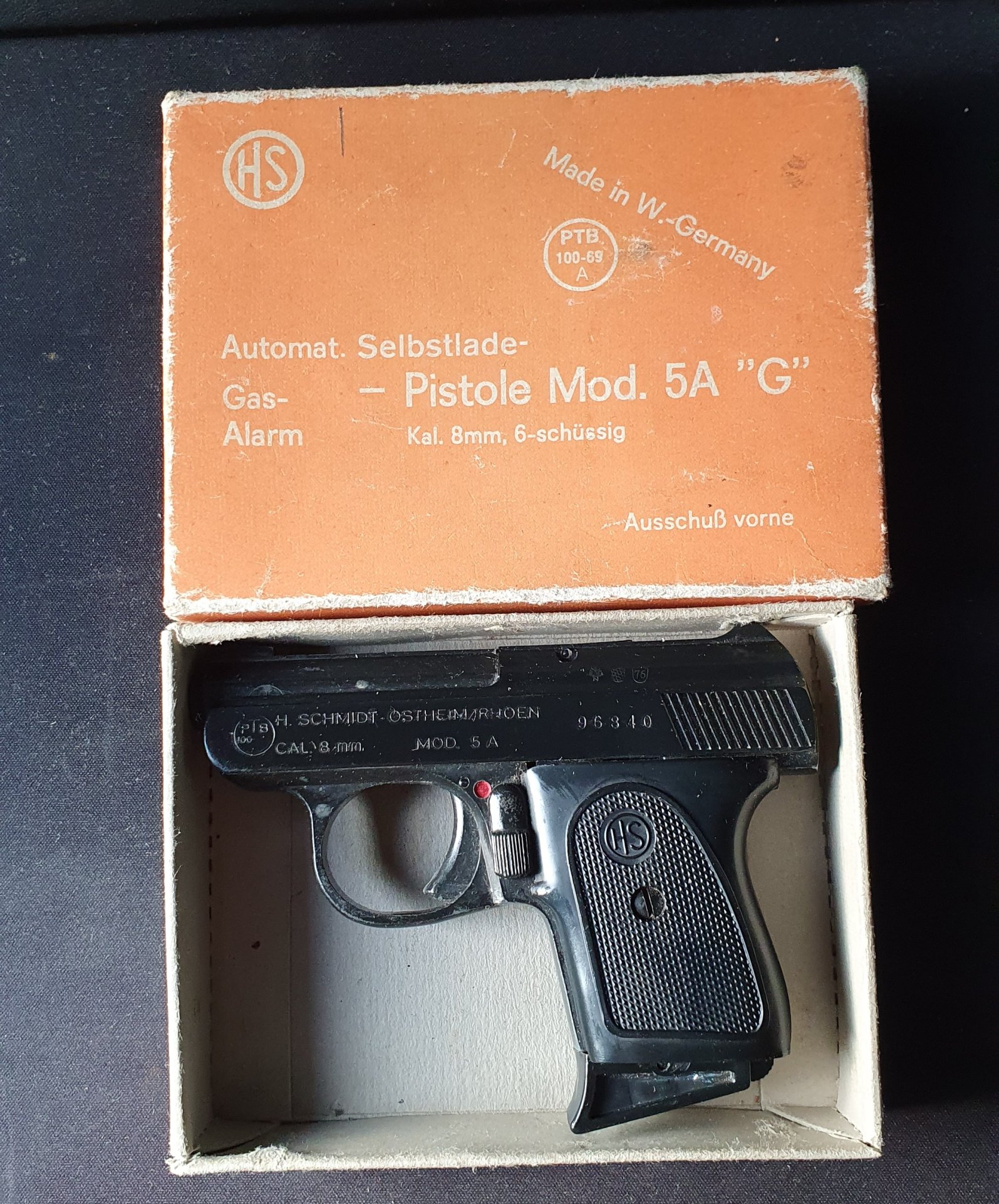 HS Mod. 5 A PTB 100 8mm Knall – image 1