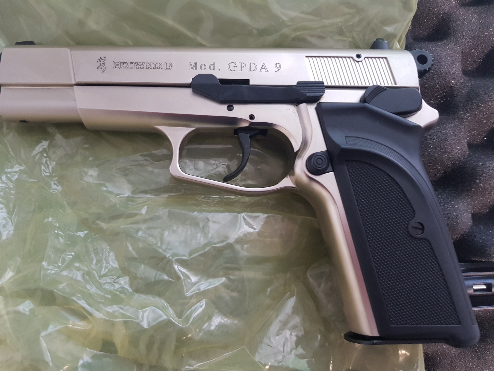 Browning GPDA 9 9 mm P.A.K., Nickel-Finish inkl. Kunststoffschalen & Zubehör + Extras * NEU&OVP * – Bild 3