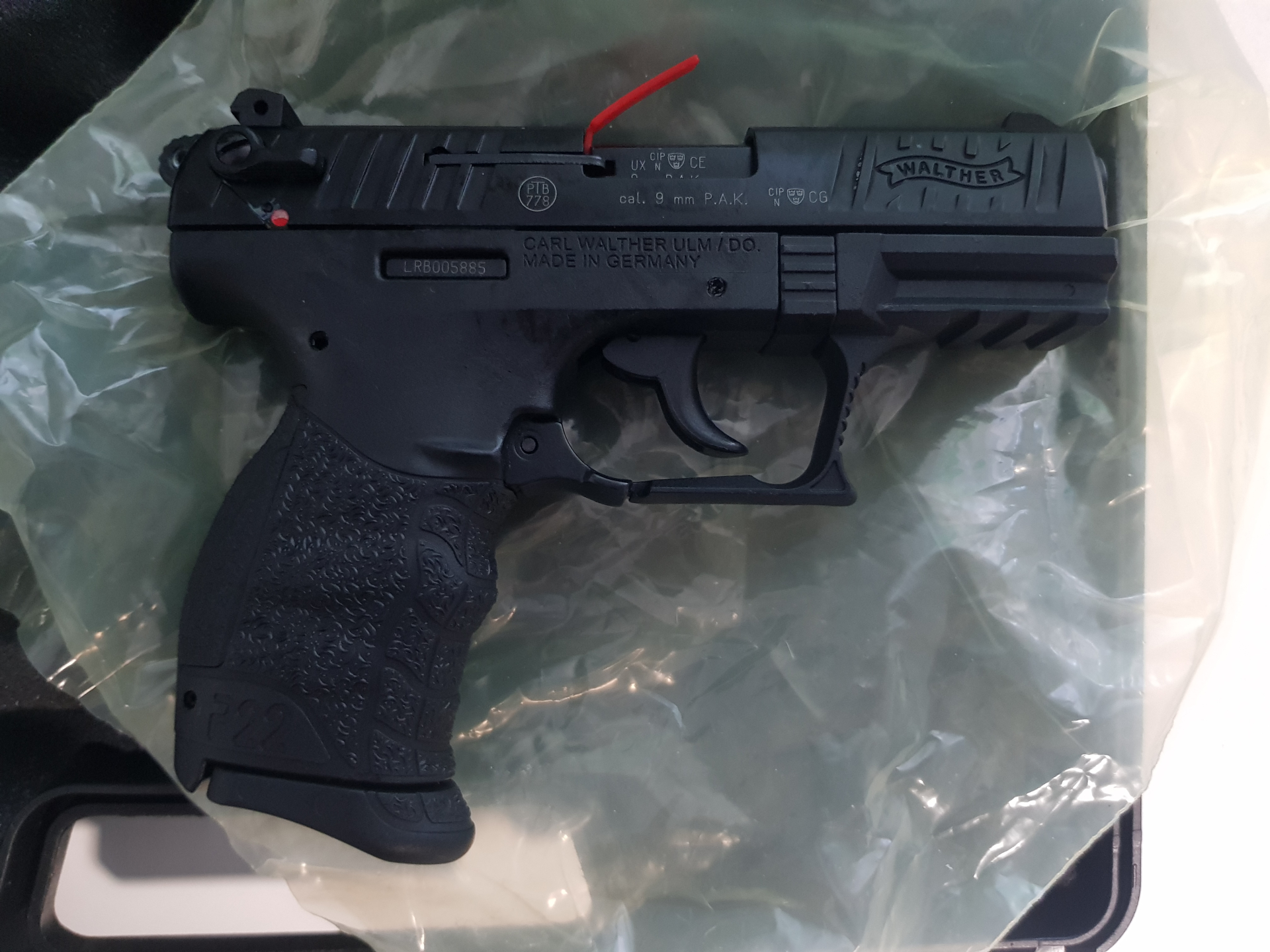 Walther P22Q 9 mm P.A.K. inkl. org. Zubehör + EXTRAS * NEU&Ovp* – Bild 3
