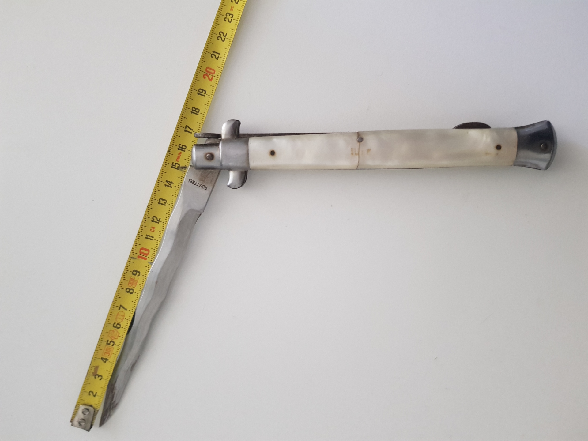 Klappmesser 150mm mit Perlmut Griffstück" 2Hand Klappmesser! – Bild 1