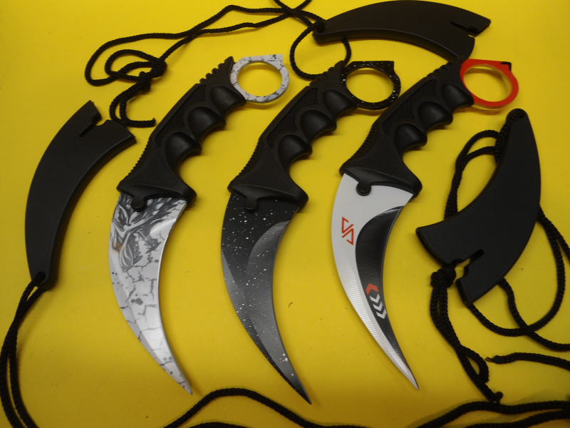 3x Karambit Messer Konvolut 43ADE – zdjęcie 1