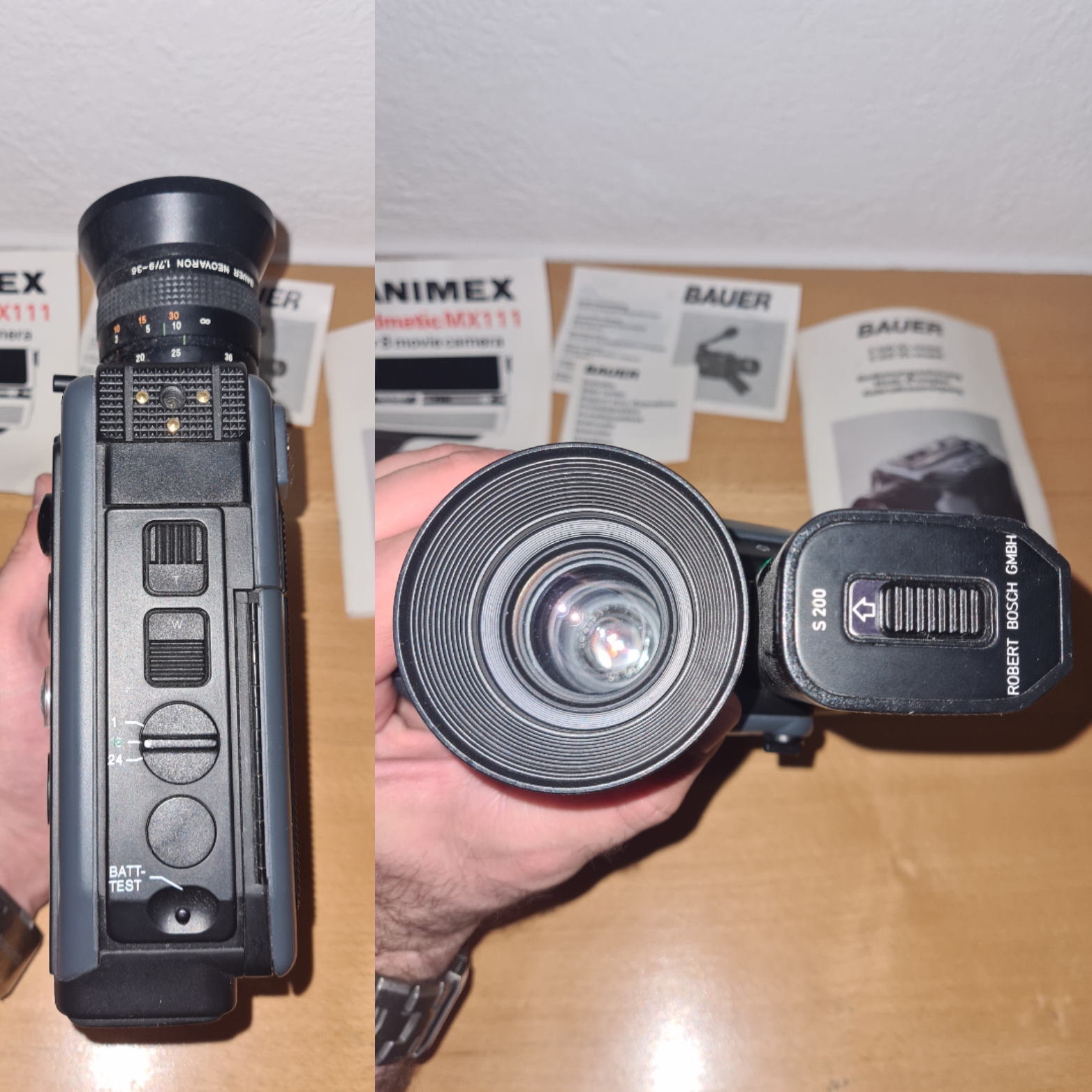 Für Fotosammler: Bauer Super8 Robert Bosch Kamera S200 – Bild 2
