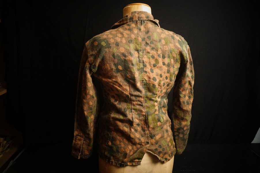 Original Tarnjacke, Erbsentarn, 44 Feldbluse, Feldrock, Spezialkräfte, Kammerstück, TOP – Bild 2
