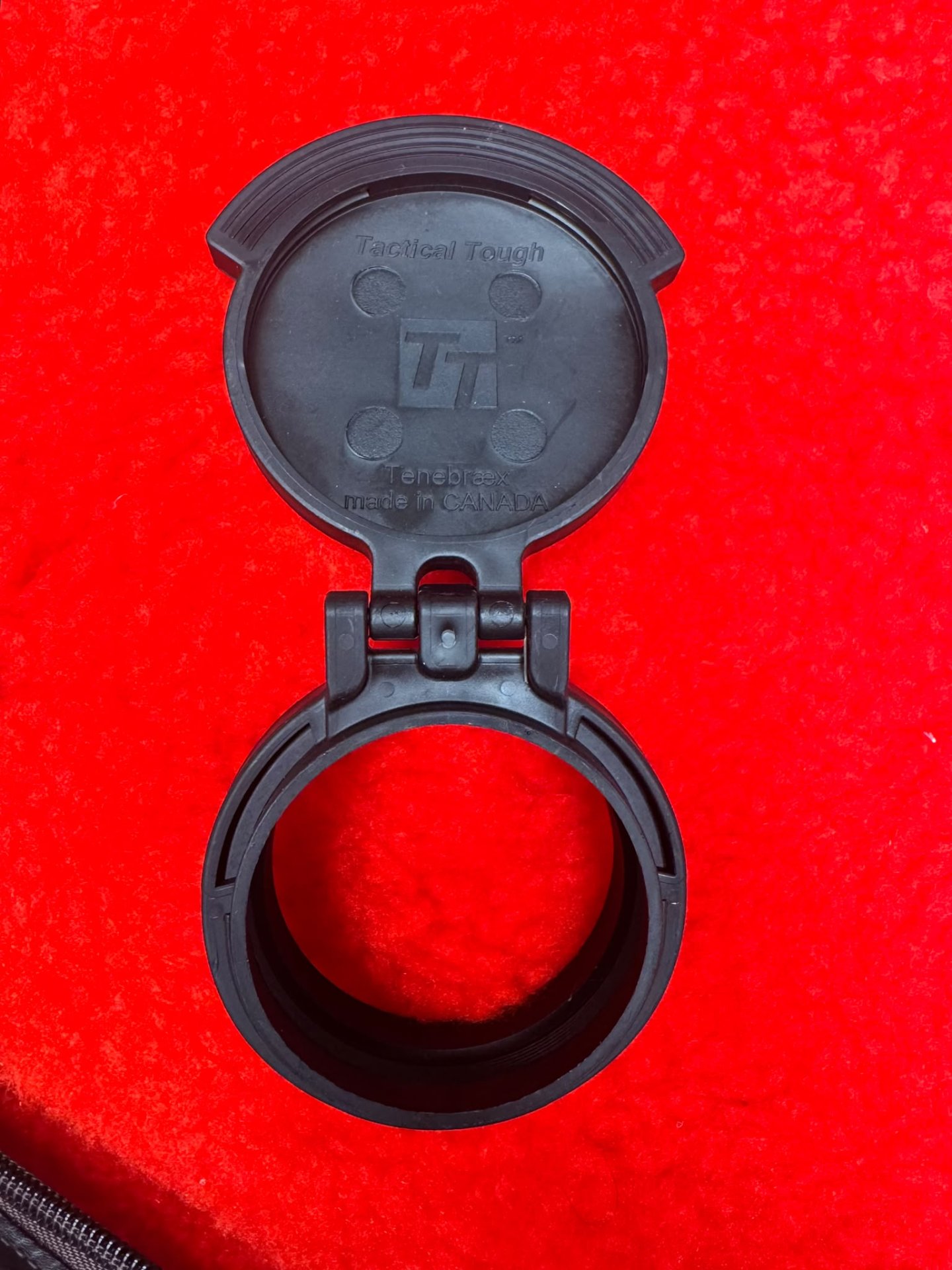 Tenebraex Flip-Up Cover 50 mm für Schmidt & Bender Objektivschutzklappe – Bild 2