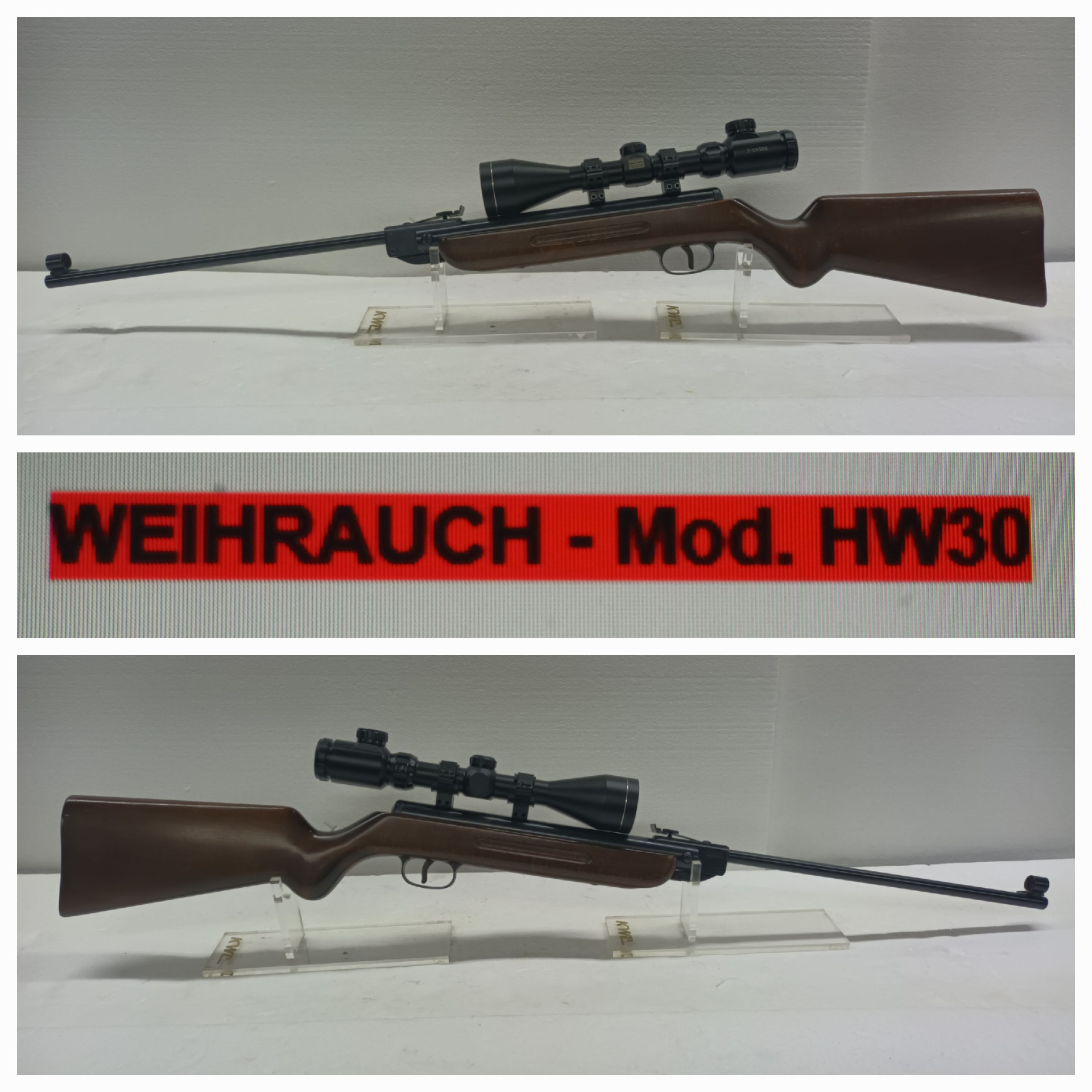 WEIHRAUCH HW30 ___ LUFTGEWEHR + ZIELFERNROHR 3-9x50E __ MEGA ZUSTAND __ Kal.4,5(.177) __ TOP – Bild 1