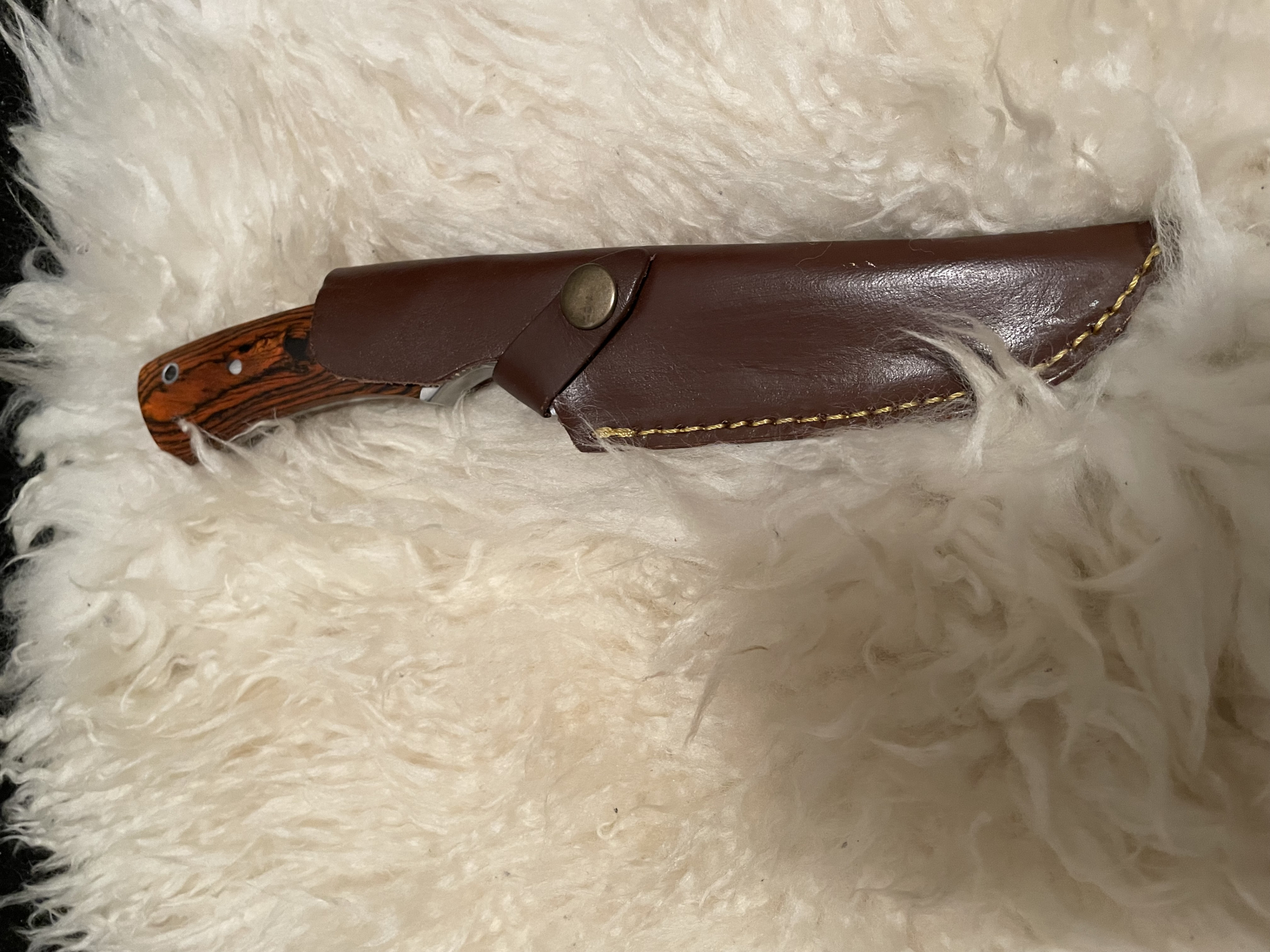 Stabiles schweres Integral Jagdmesser – stampa 6