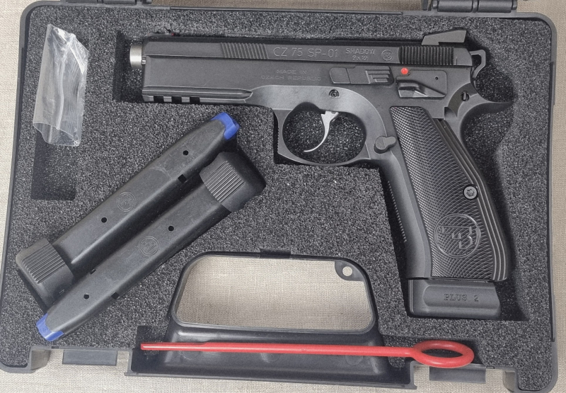 CZ 75 SP-01 Shadow Mamba 9mm Luger Neu! 4/324 #SSZ Berka – Bild 1