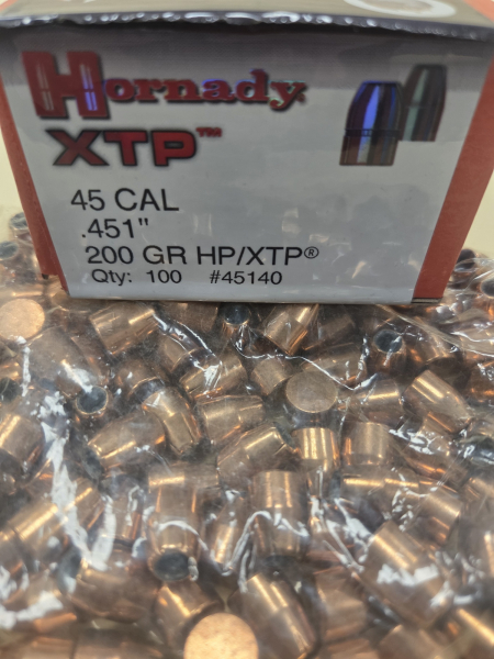 .451/200 Hornady Geschosse XTP 100 Stk No. 45140 # SSZ Berka – Bild 1
