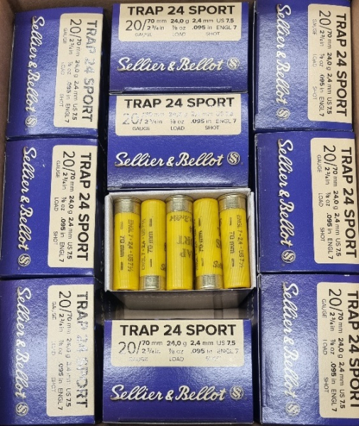 S&B Trap 24 Sport 20/70-2,4mm 250 Stk. # SSZ Berka – Bild 1