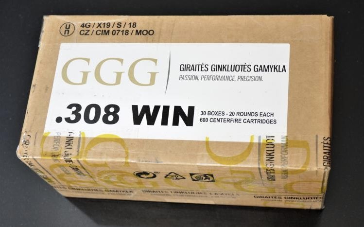 GGG .308 Win. 147gr FMJ 600 Stk. – Bild 2