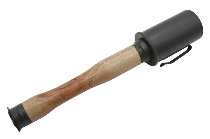 Stielhandgranate M16, Metall und Echtholz – Bild 1