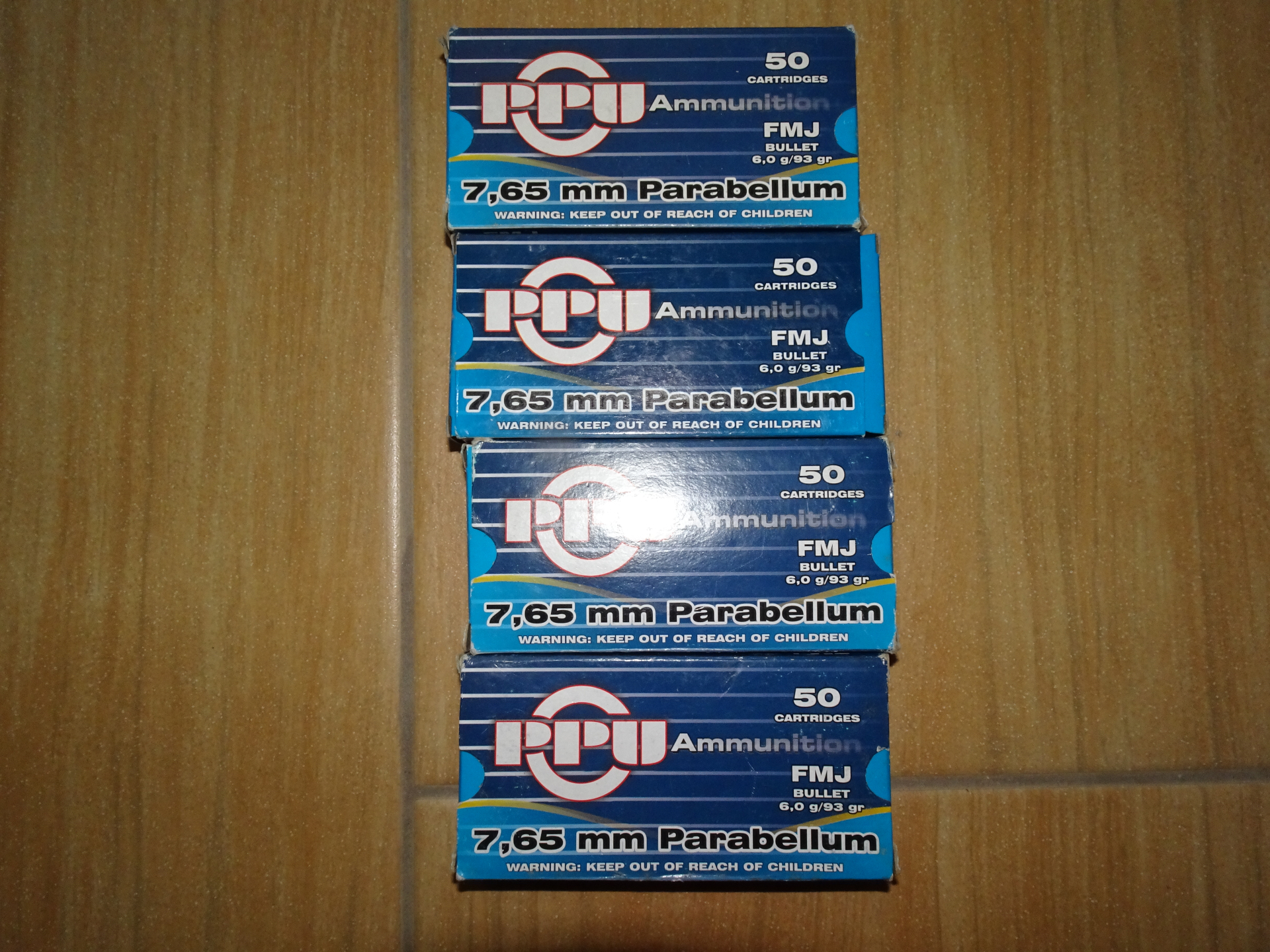 200 Schuß PPU 7,65 Parabellum – Bild 1