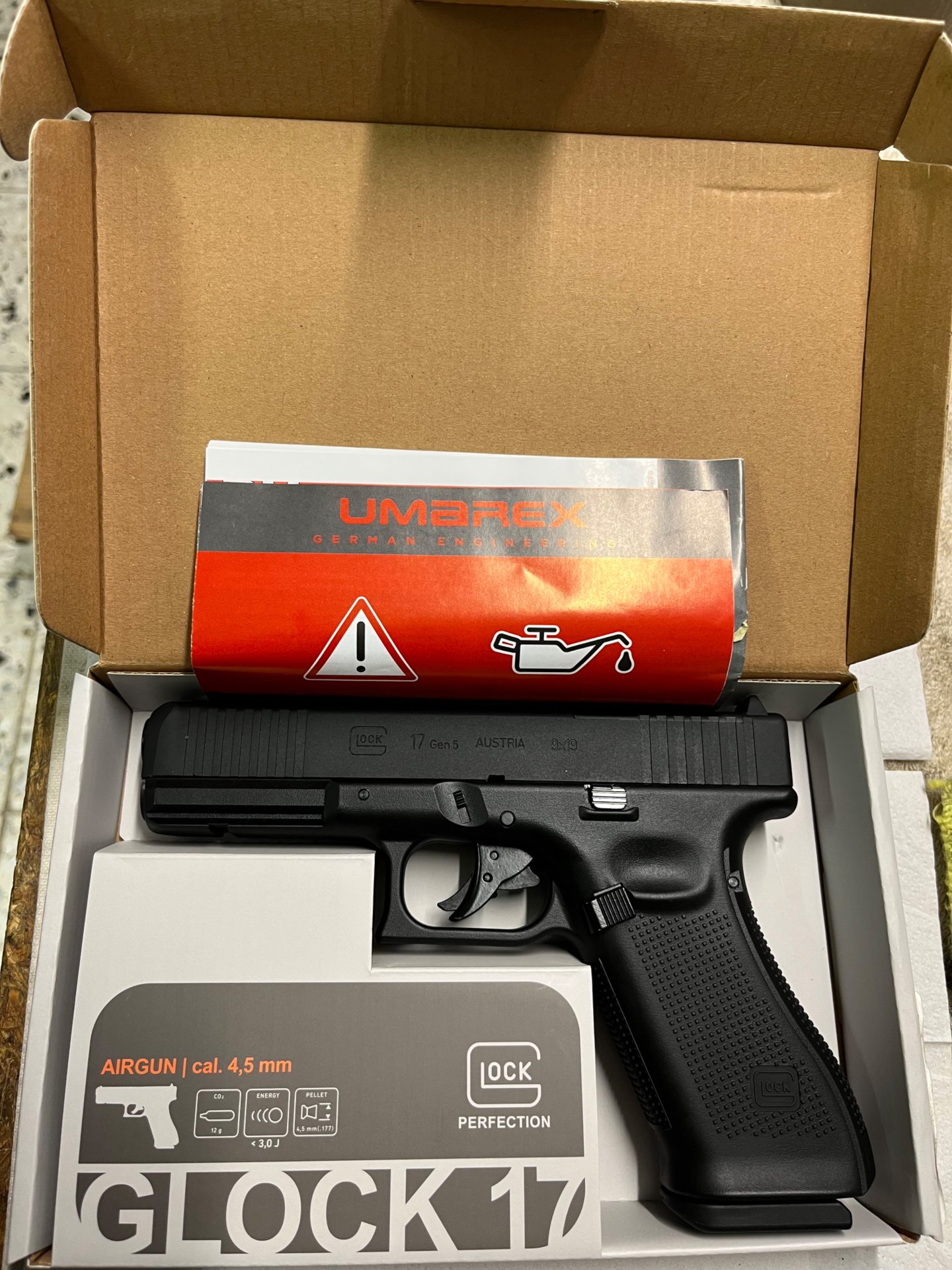 Glock 17 Gen.5 CO2 4,5mm Diabolo – Bild 2