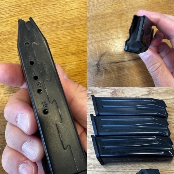 Heckler & Koch Magazin f. USP Compact u. P10, Kal. 9 mm auch mehrere möglich! – Bild 1