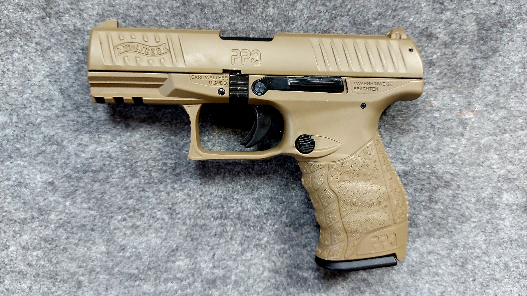 Pistole Walther PPQ FDE 9mm PAK – Bild 1