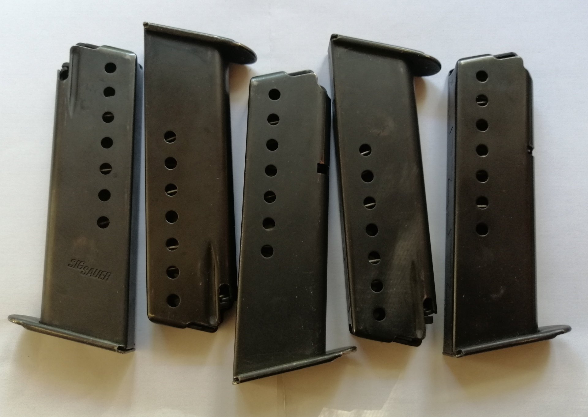 5x Magazin P6/P225, SigSauer – Bild 2
