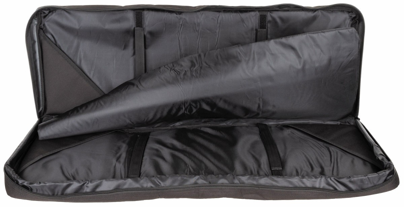 Gewehrtasche f. 2 Langwaffen bis 95cm Schwarz m. Trennwand + Rucksackgurte – Doppel Futteral – Bild 1