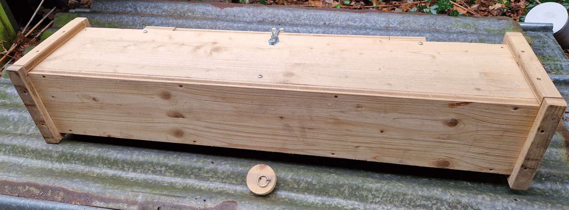 Holzkastenlebendfalle f. Marderartige Kastenfalle Jagd Haus Dachboden – Bild 6