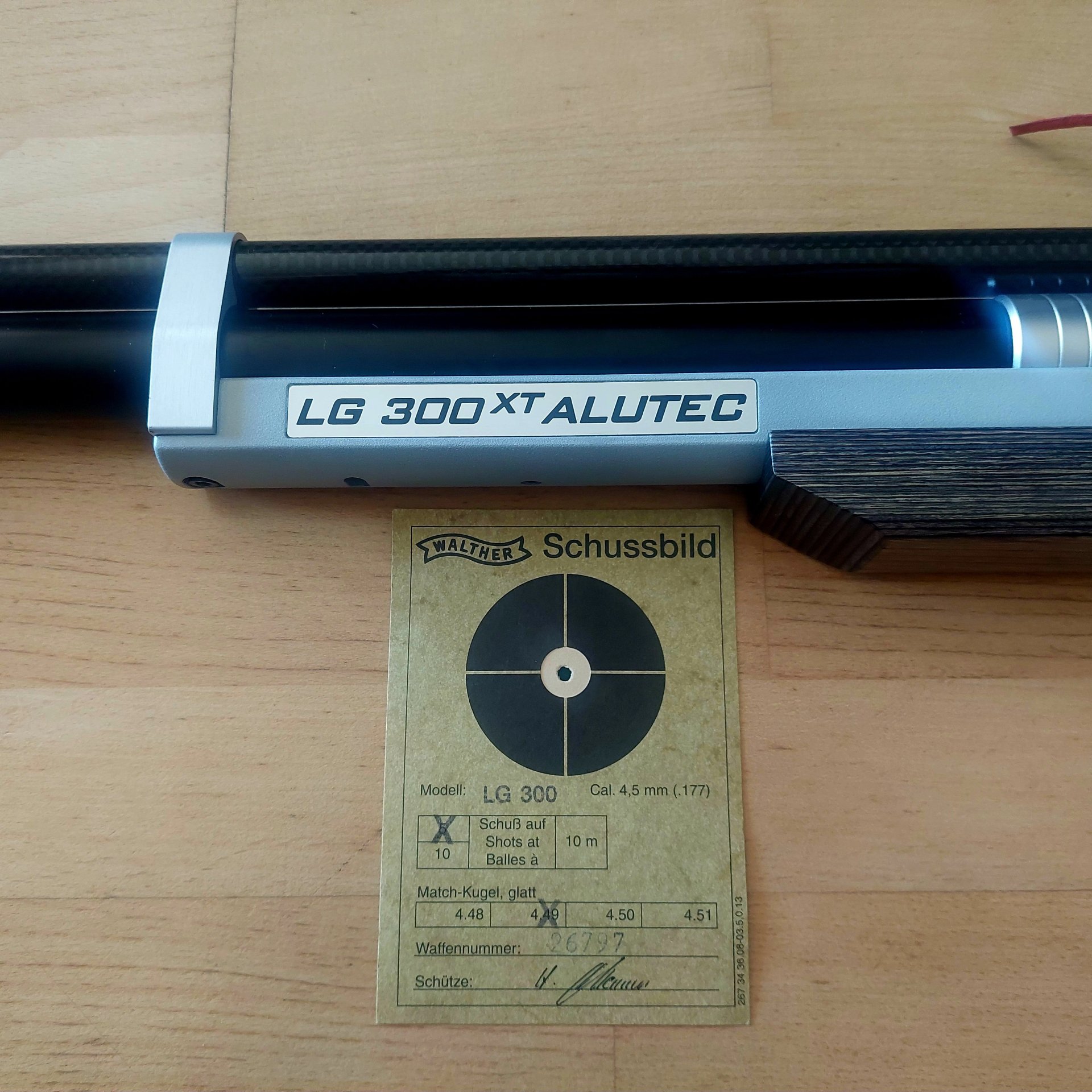 Walther LG 300 XT Alutec Match Pressluftgewehr – Bild 1