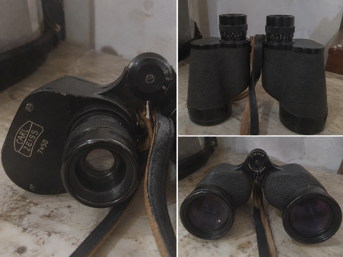 Carl Zeiss 7x50 aus Oberkochen, West Germany – Bild 1