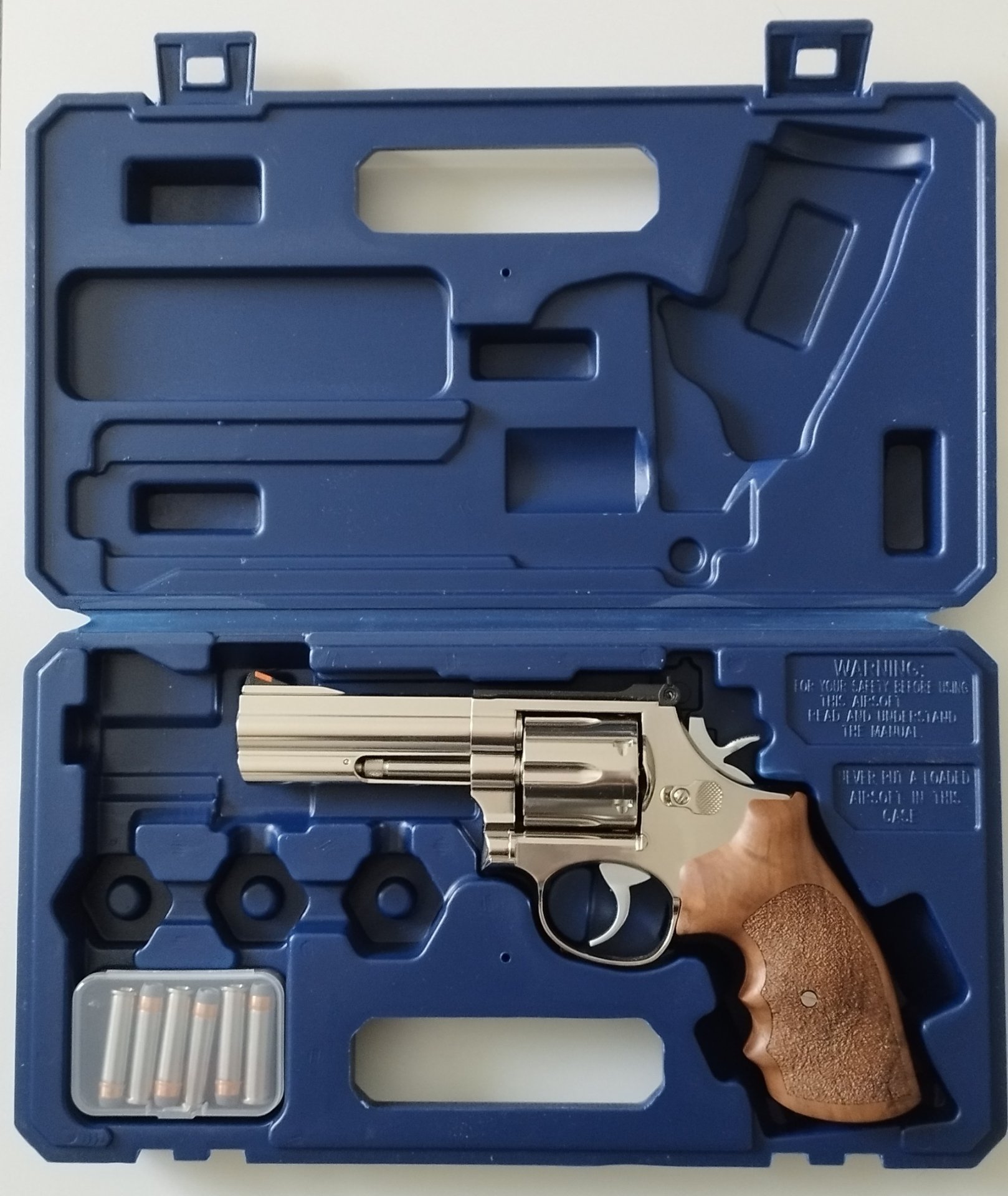 ARES S&W M686 Revolver 4" CO2 silber – Bild 2