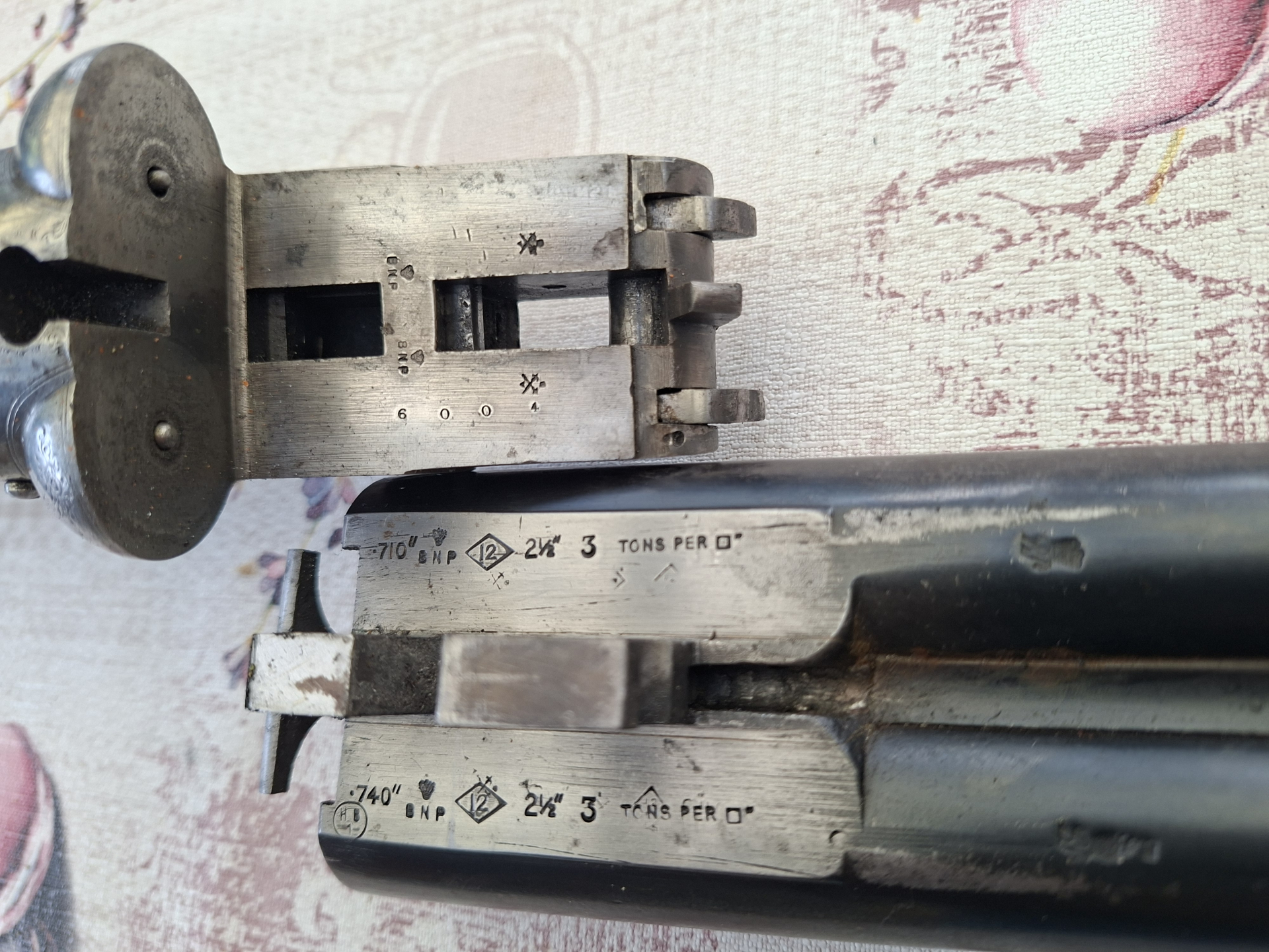 Alte englische Doppelflinte W.HORTON Kal. 12/70 – Bild 5