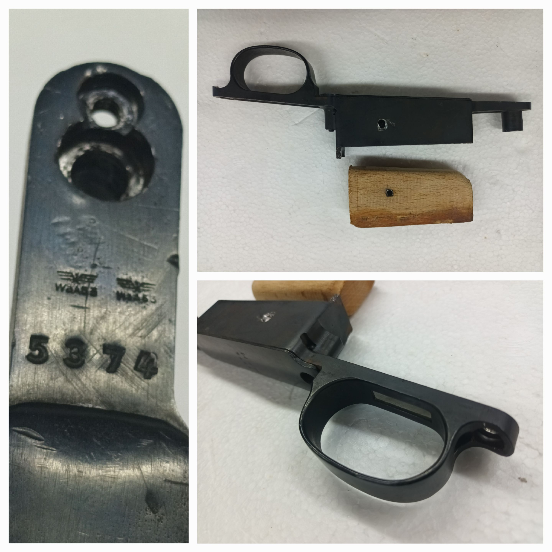 K98 Karabiner __ Freie Teile / Konvolut __ K 98 ______ ABZUG mit Bügel und Kasten – Bild 2