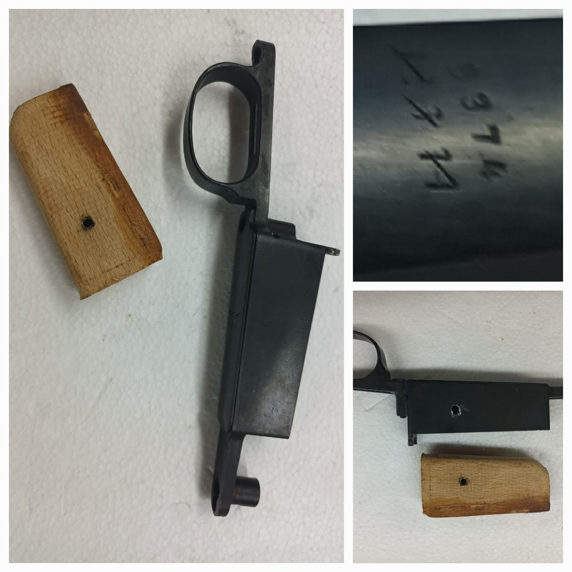 K98 Karabiner __ Freie Teile / Konvolut __ K 98 ______ ABZUG mit Bügel und Kasten – Bild 1