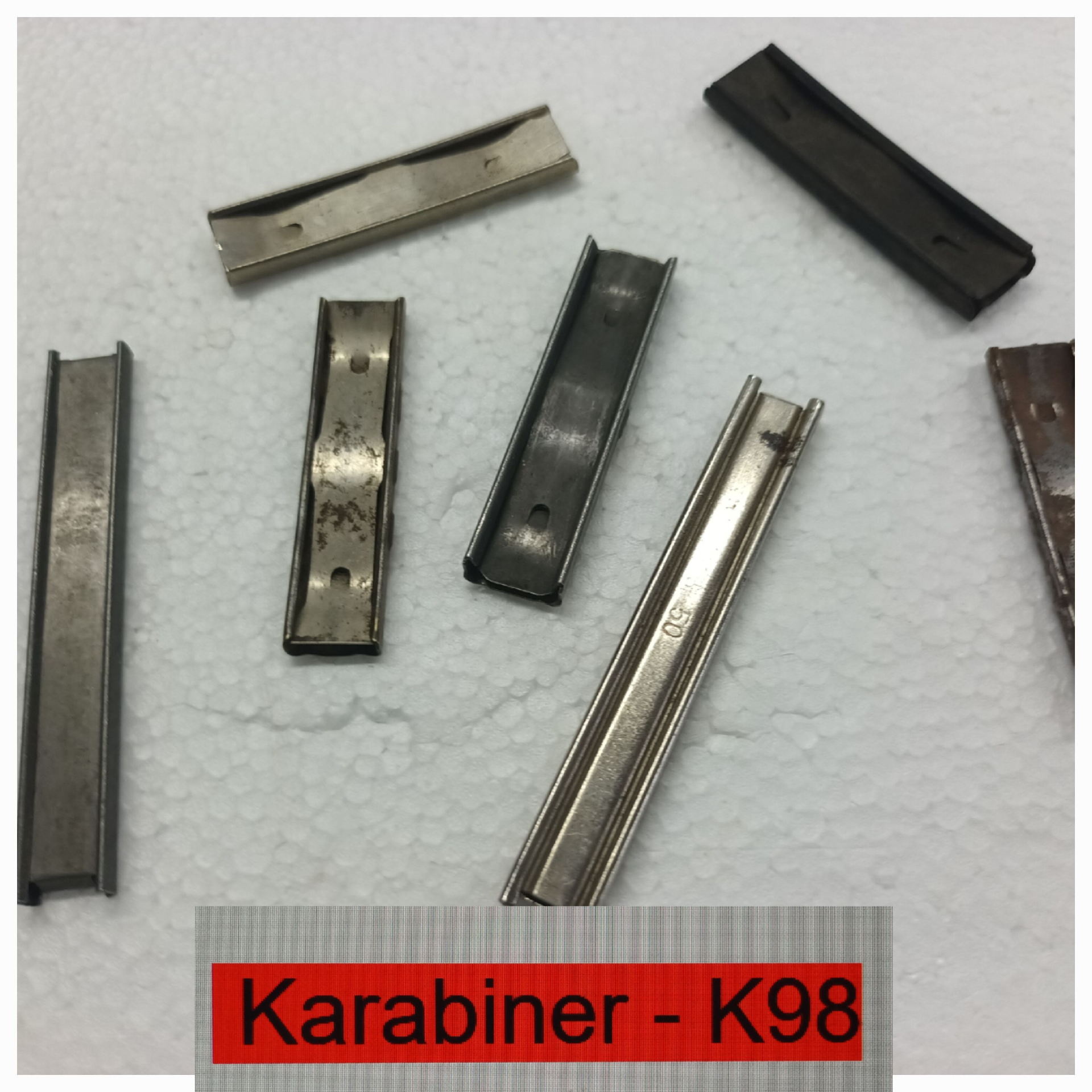 K98 Karabiner __ Freie Teile / Konvolut __ K 98 ___ 7. LADESTREIFEN – Bild 1