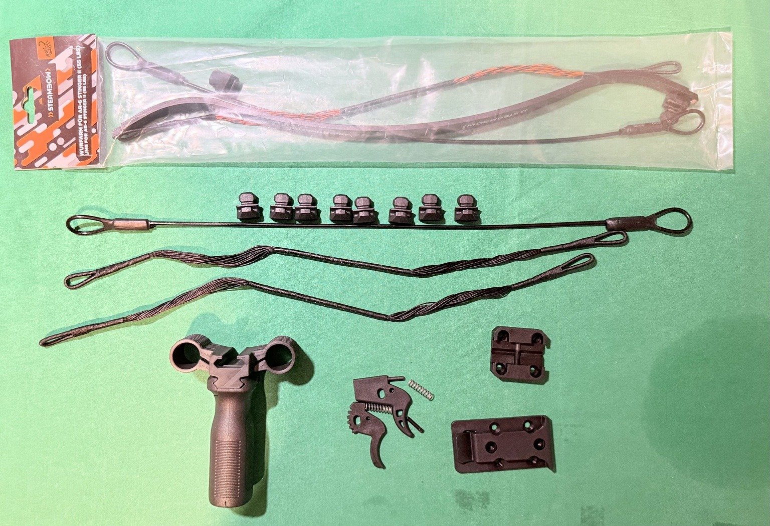 STEAMBOW AR-6 STINGER II COMPACT – PREMIUM SET – 35/55 lbs – VIEL ZUBEHÖR – Bild 3