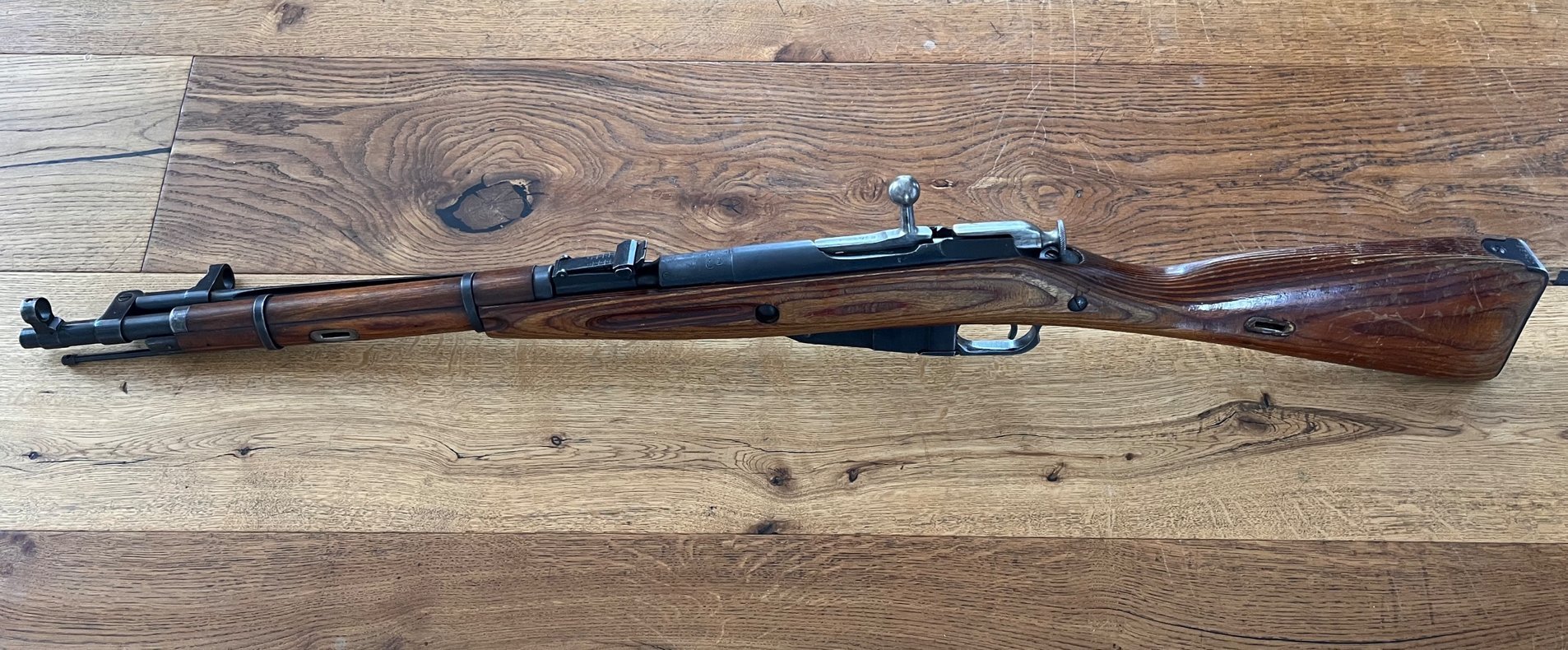 Schöner Mosin Nagant Mod. M44 im Kal. 7,62x54R. inkl. original Bajonett – Bild 1