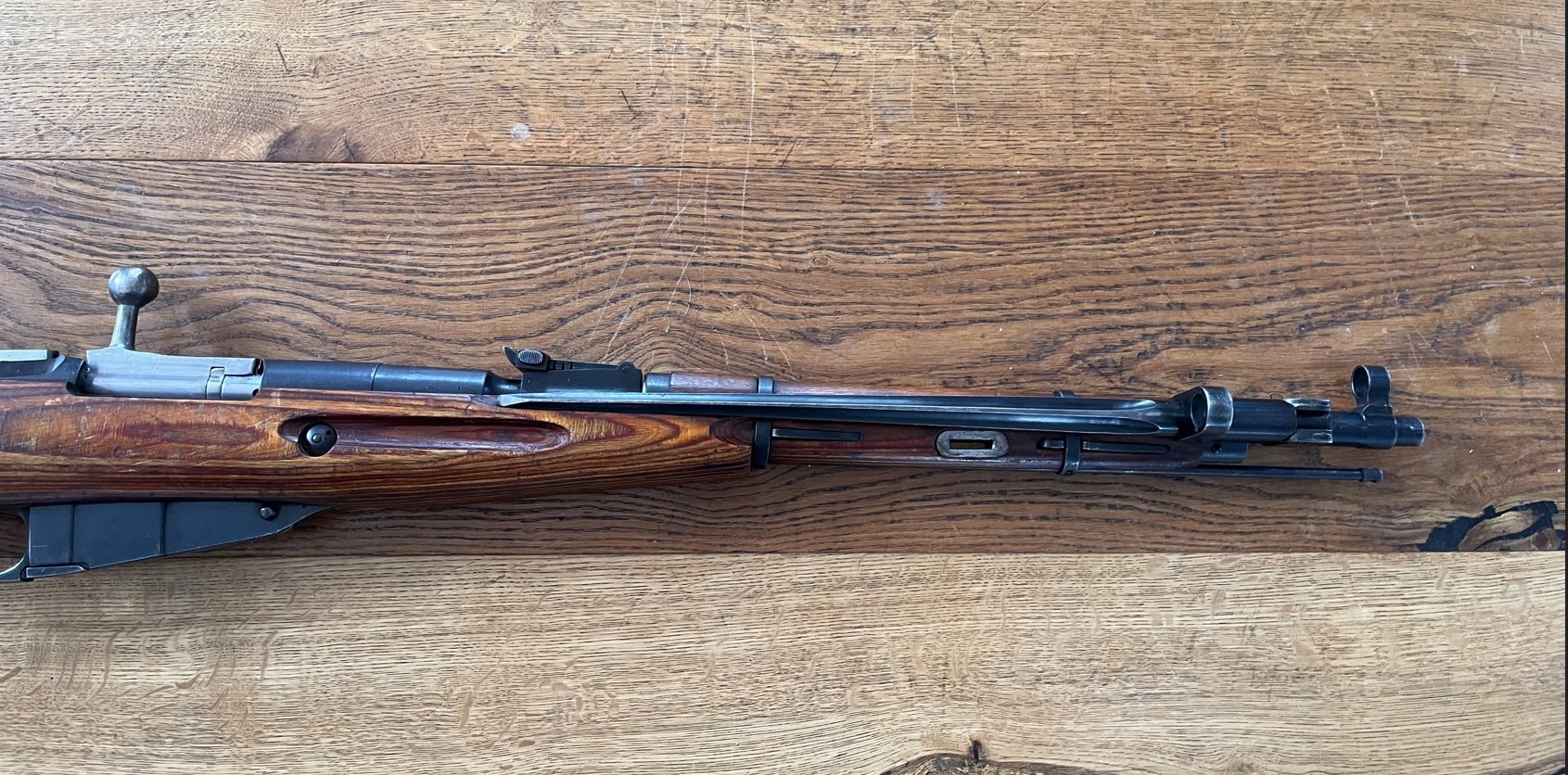 Schöner Mosin Nagant Mod. M44 im Kal. 7,62x54R. inkl. original Bajonett – Bild 5