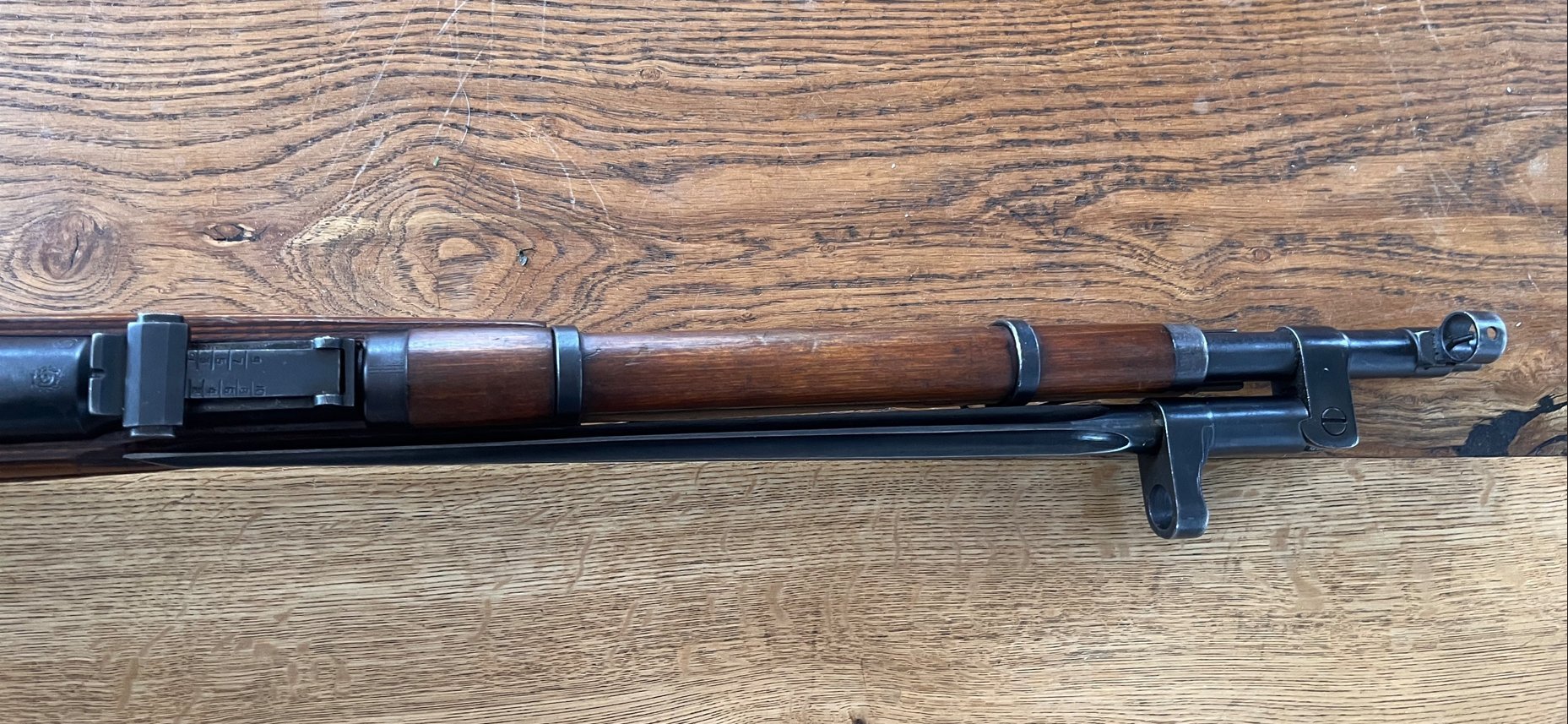 Schöner Mosin Nagant Mod. M44 im Kal. 7,62x54R. inkl. original Bajonett – Bild 4