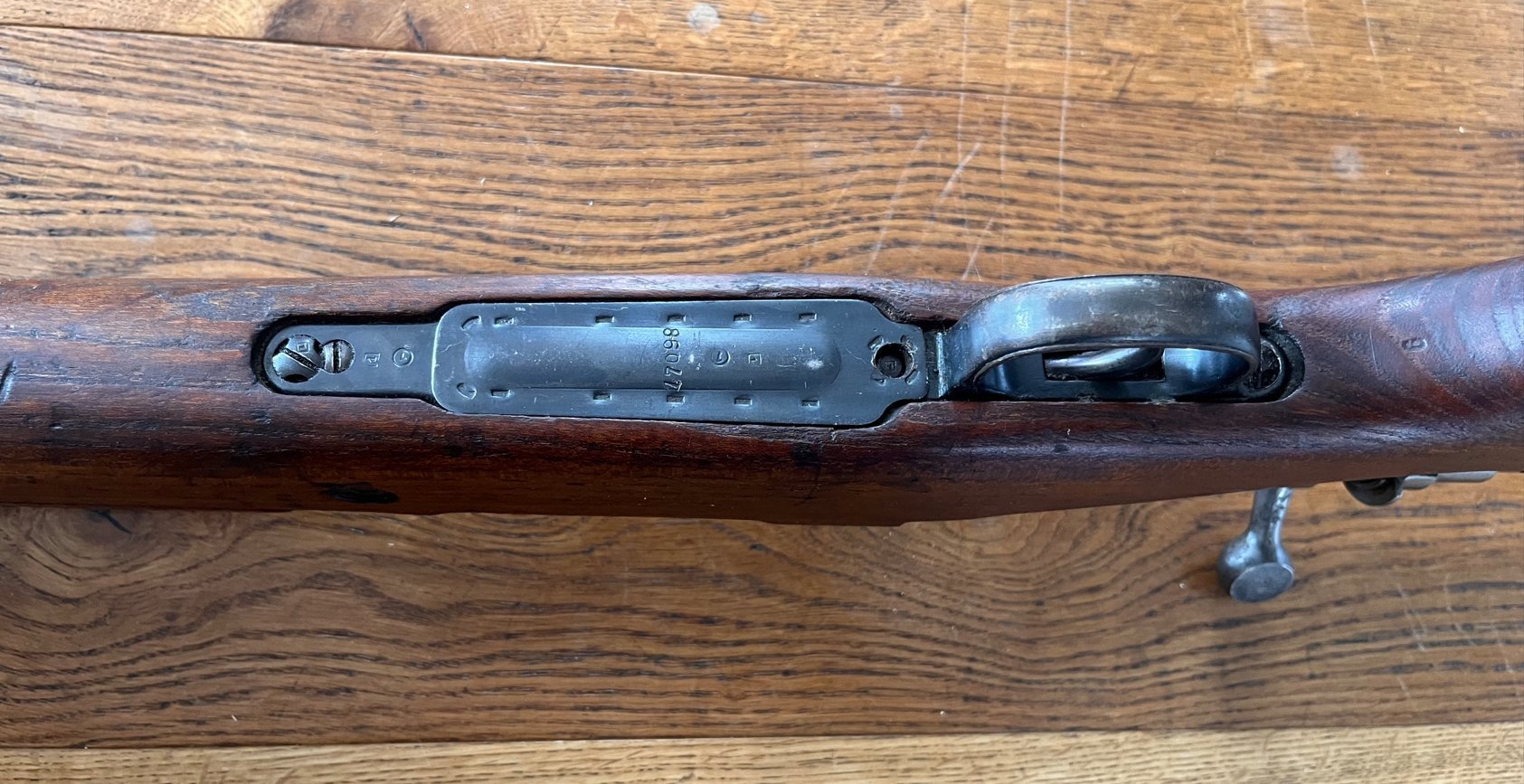 gebrauchte Repetierbüchse K 98 Hersteller Hersteller unbekannt, nummerngleich – Bild 5