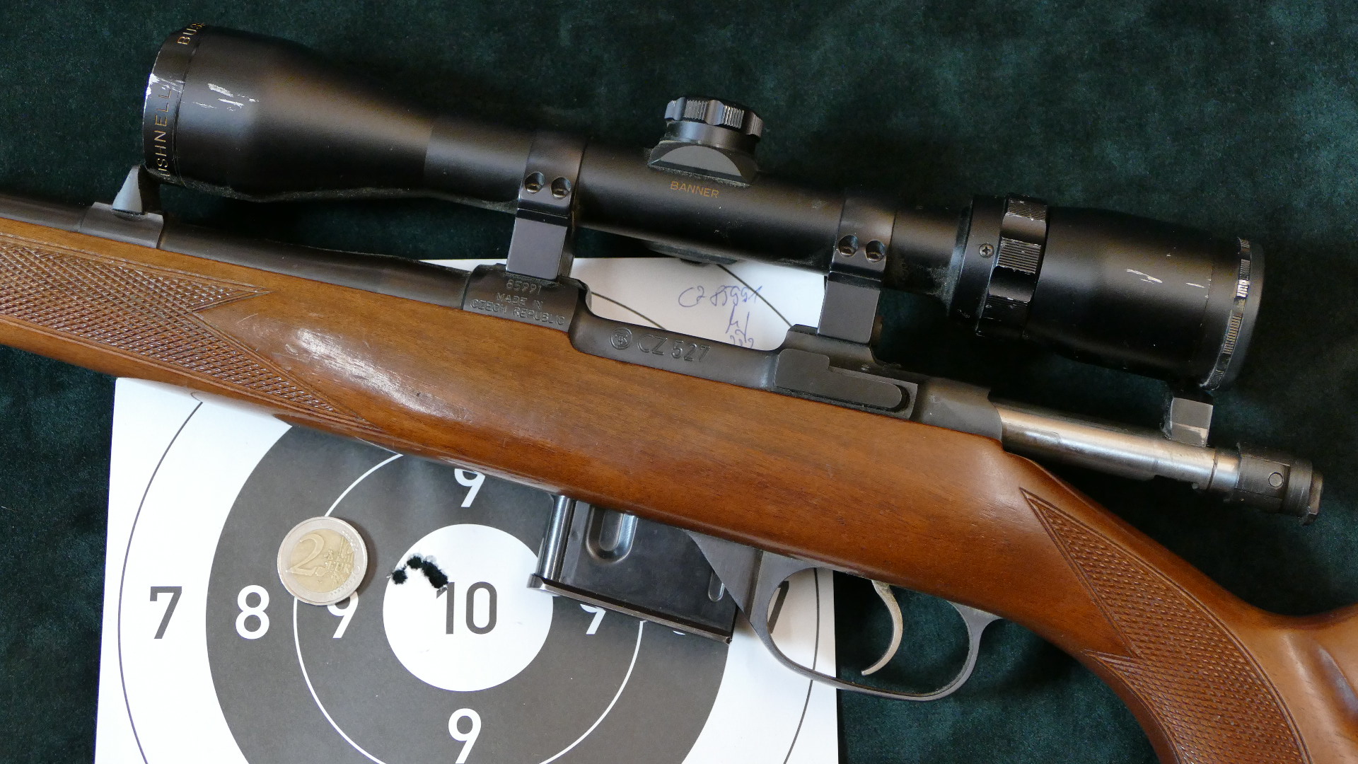CZ 527, Kal. .222Rem., super Schußleistung!! – Bild 5