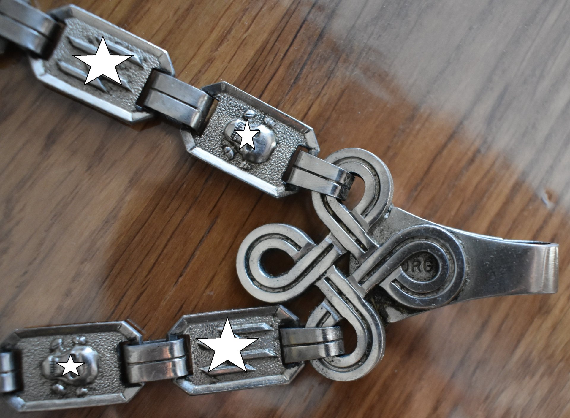 SS Ketten Dolchscheide Kette und Scheide magnetisch – Bild 5