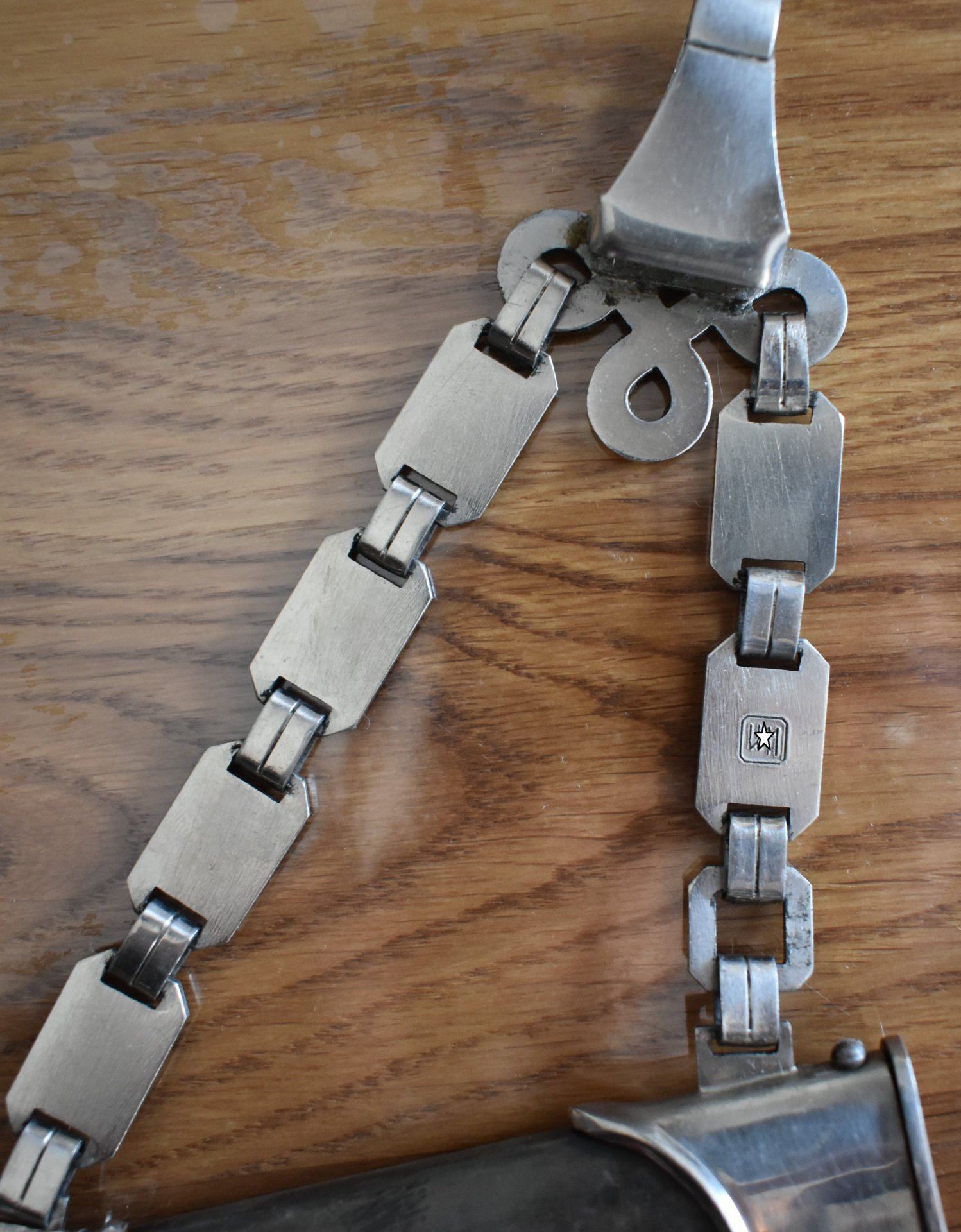 SS Ketten Dolchscheide Kette und Scheide magnetisch – Bild 3