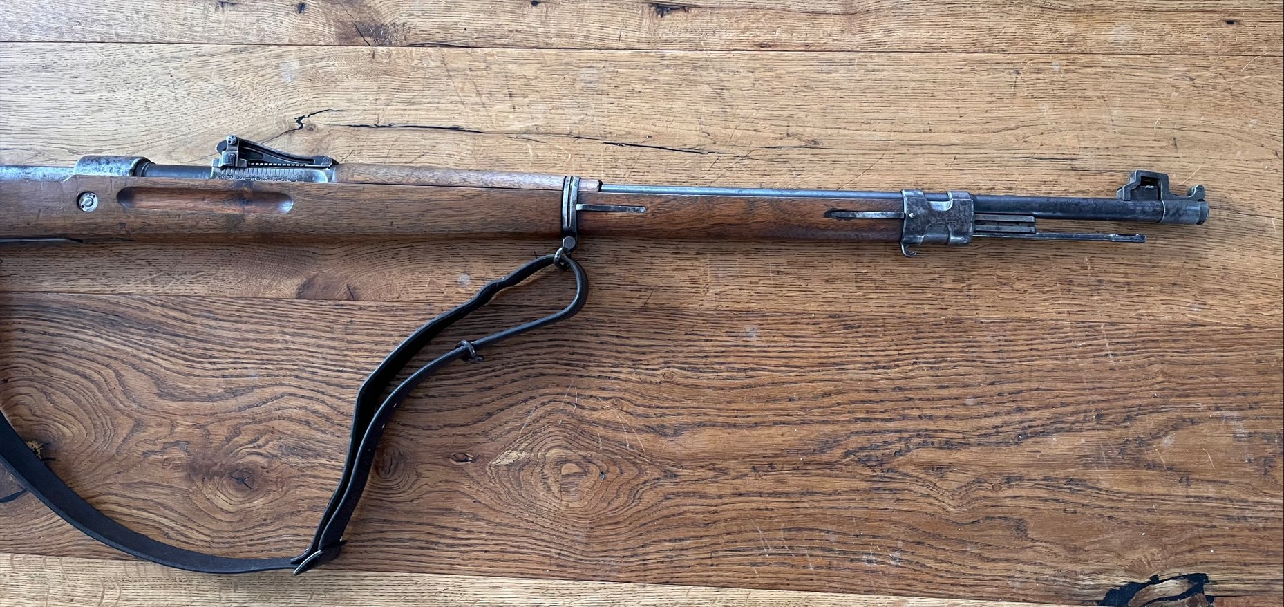 gebrauchte Repetierbüchse Gewehr 98, Hersteller Mauser, Baujahr 1916, nummerngleich ohne Neubeschuß – Bild 5